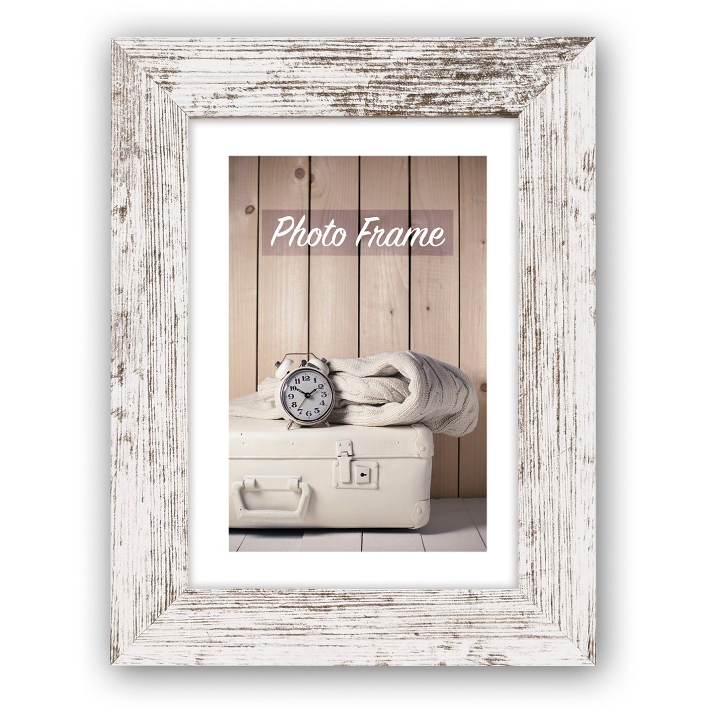 ZEP Nelson 6 white/brown 40x50 Wooden Frame V21546