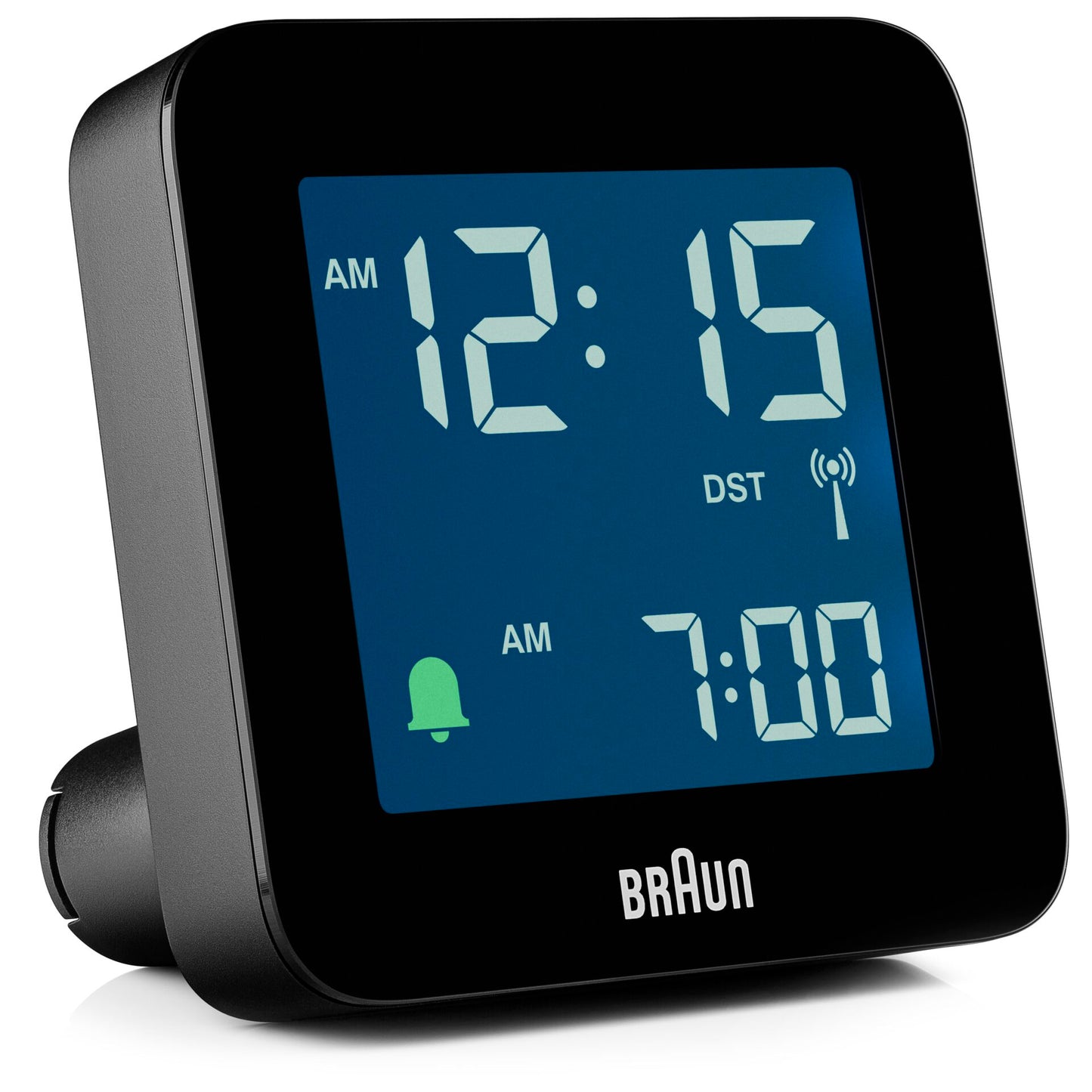 Braun BC 09 B-DCF black Radio Controlled Alarm Clock