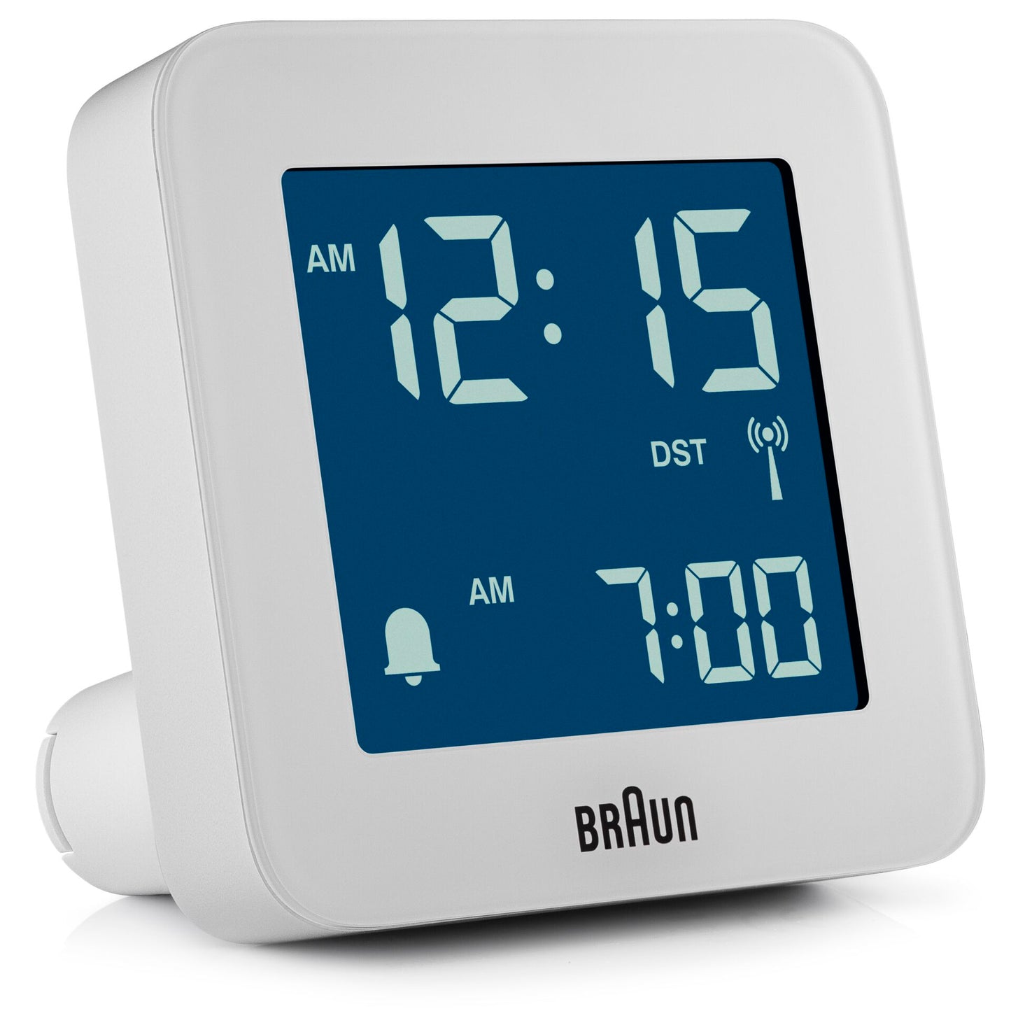 Braun BC 09 W-DCF white Radio Controlled Alarm Clock
