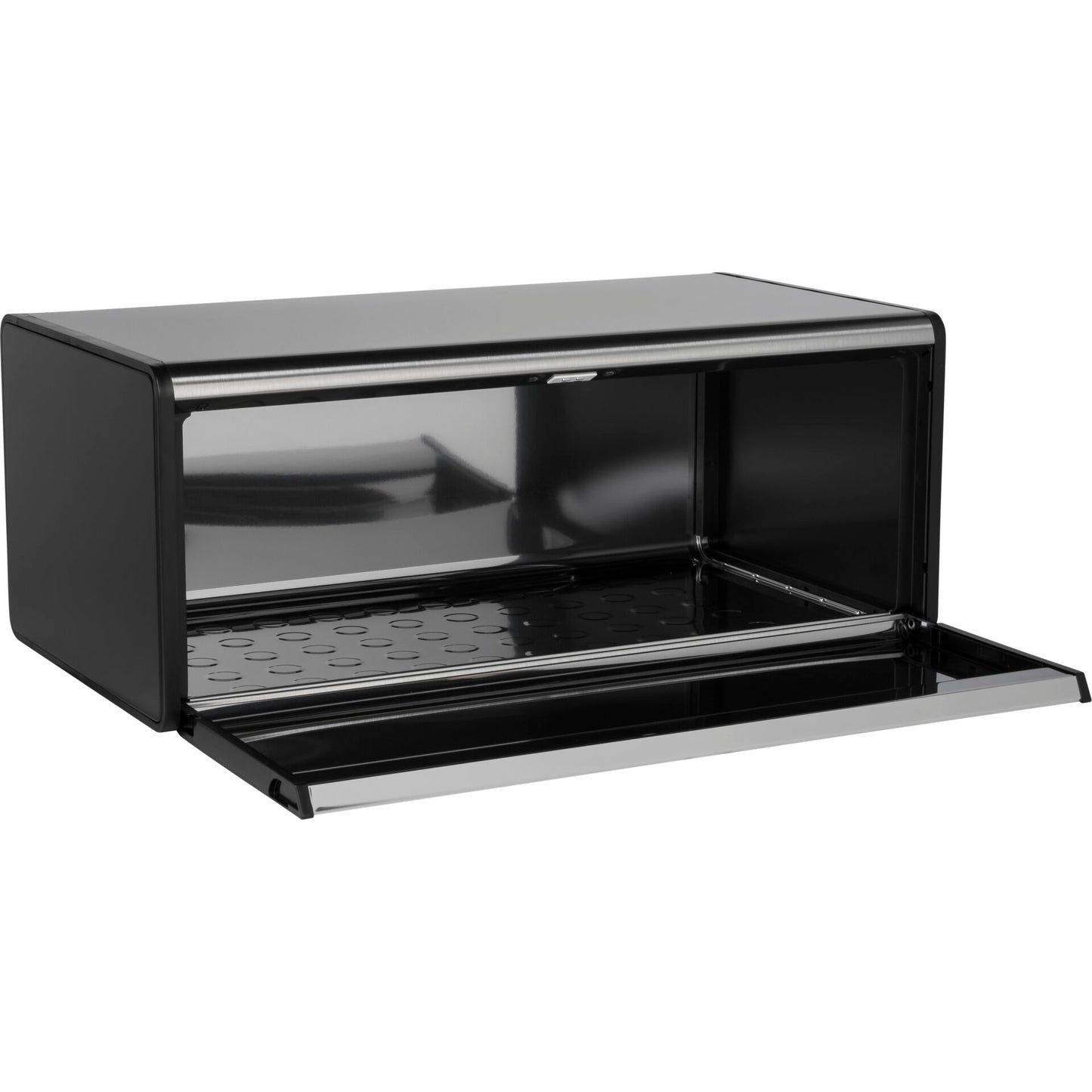 Brabantia Fall Front Bread Bin Square Front Matt Steel