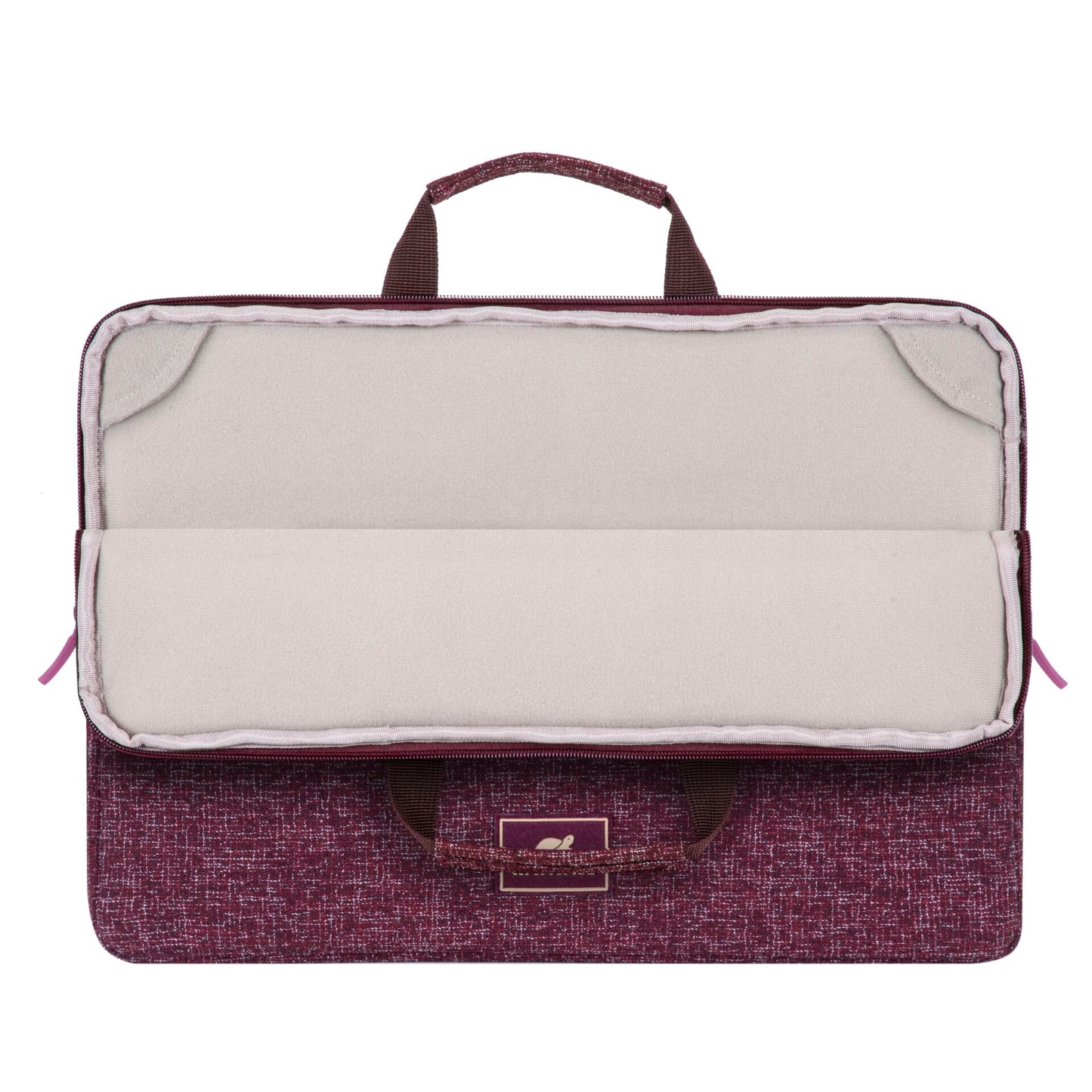 Rivacase 7913 Laptop Sleeve 13.3 with handles burgundy red