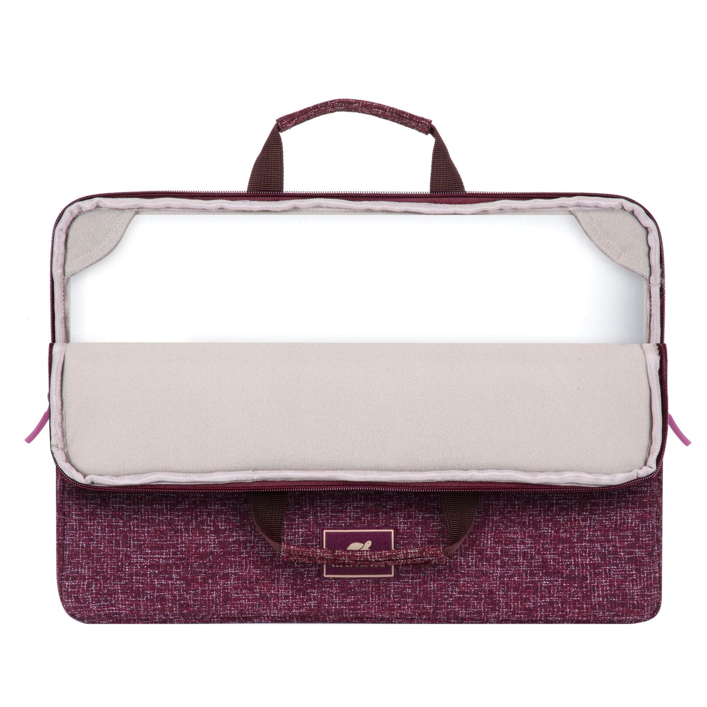 Rivacase 7913 Laptop Sleeve 13.3 with handles burgundy red