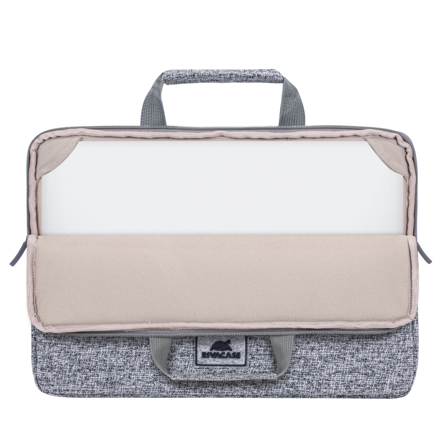 Rivacase 7913 Laptop Sleeve 13.3 with Handles light grey
