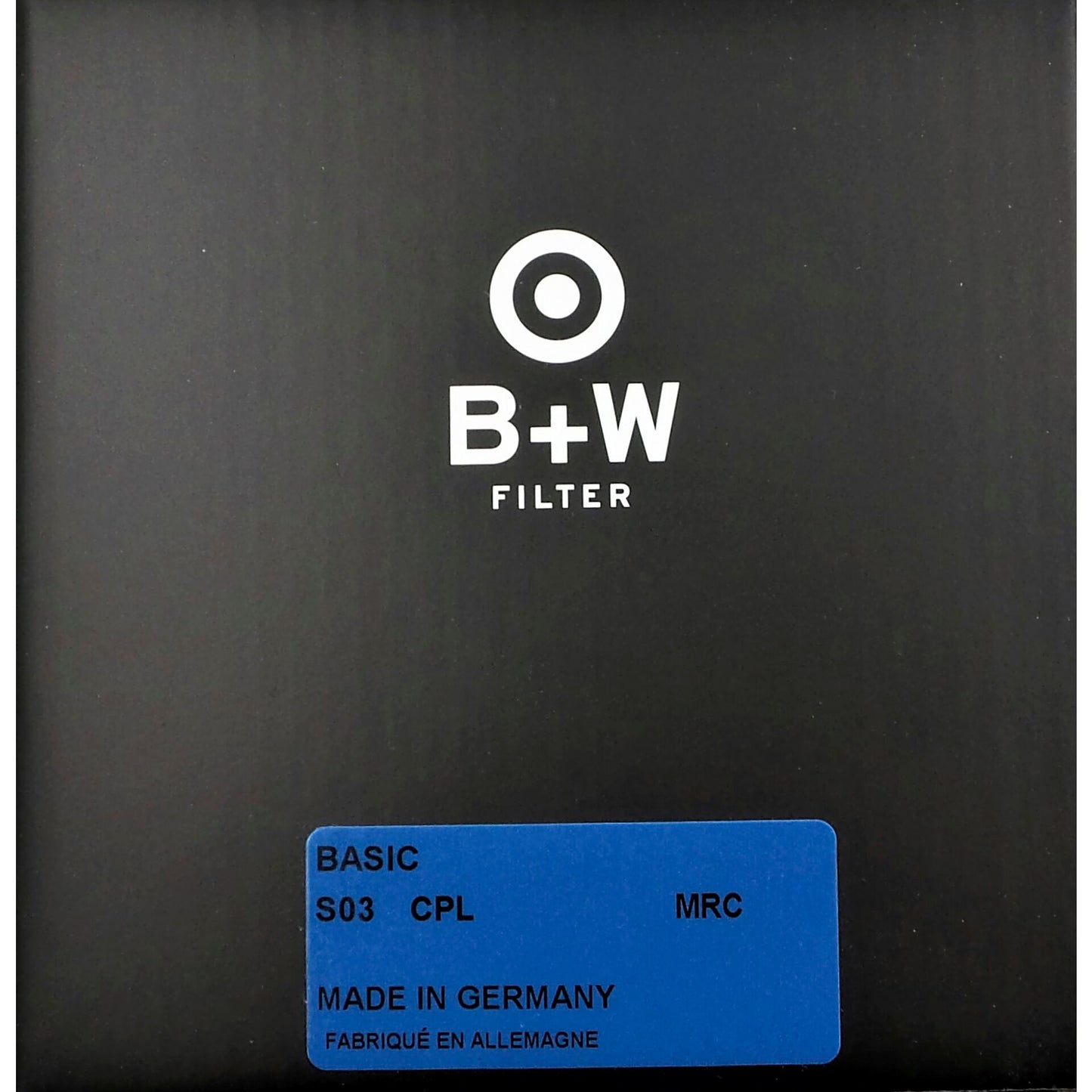 B+W Filter Basic Pol Circular MRC 72mm