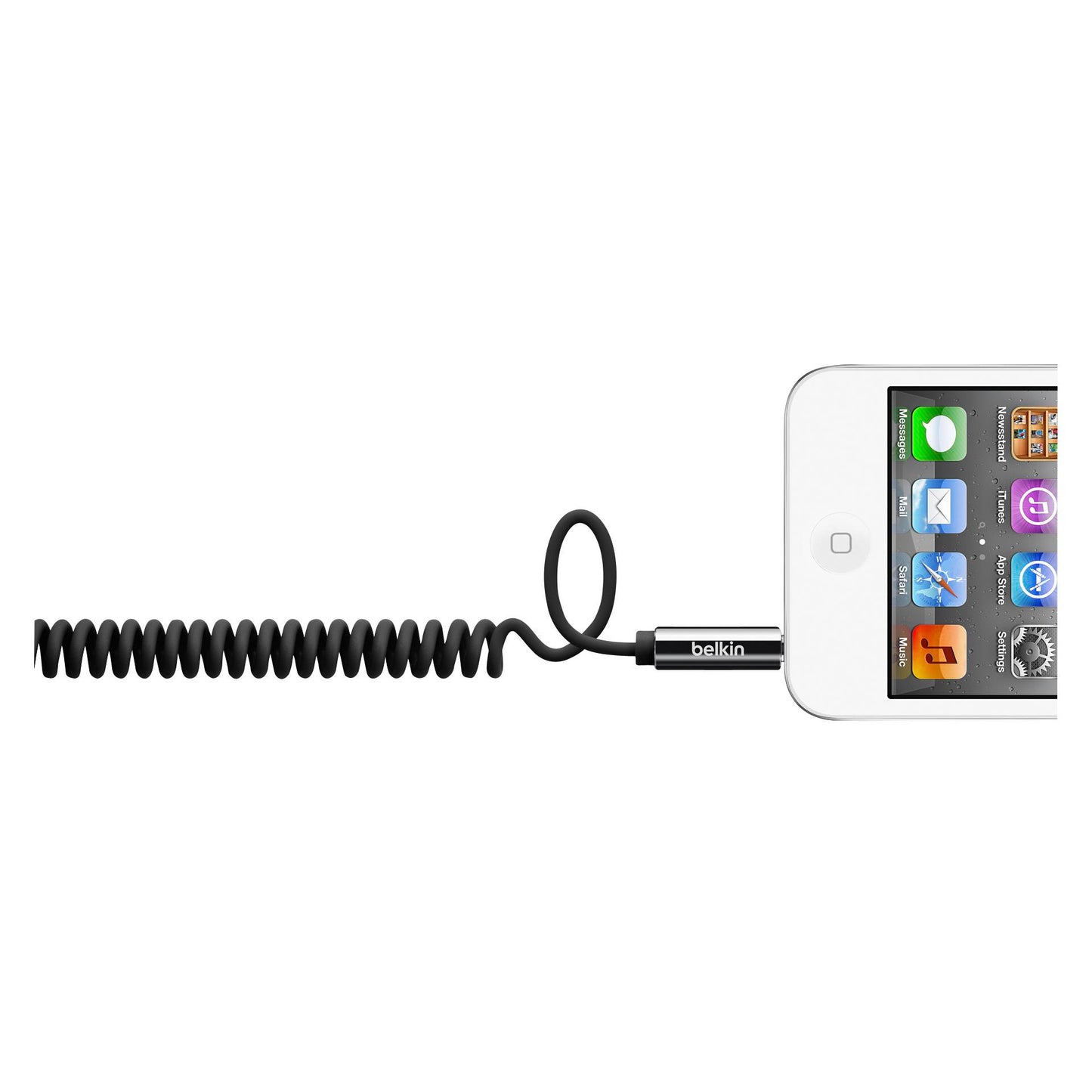 Belkin 3.5mm coiled Aux 1.8m In Black