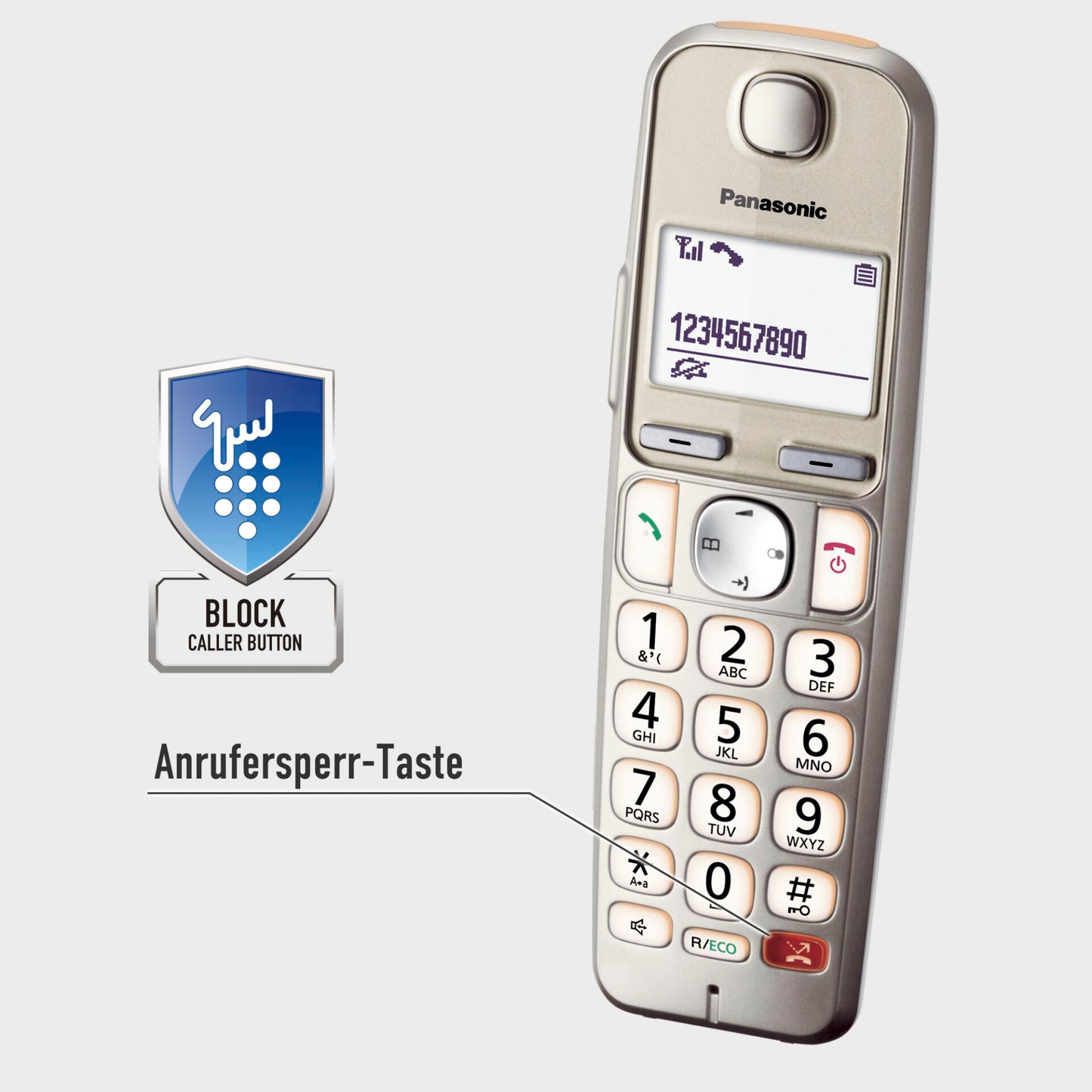 Panasonic KX-TGE250GN champagne