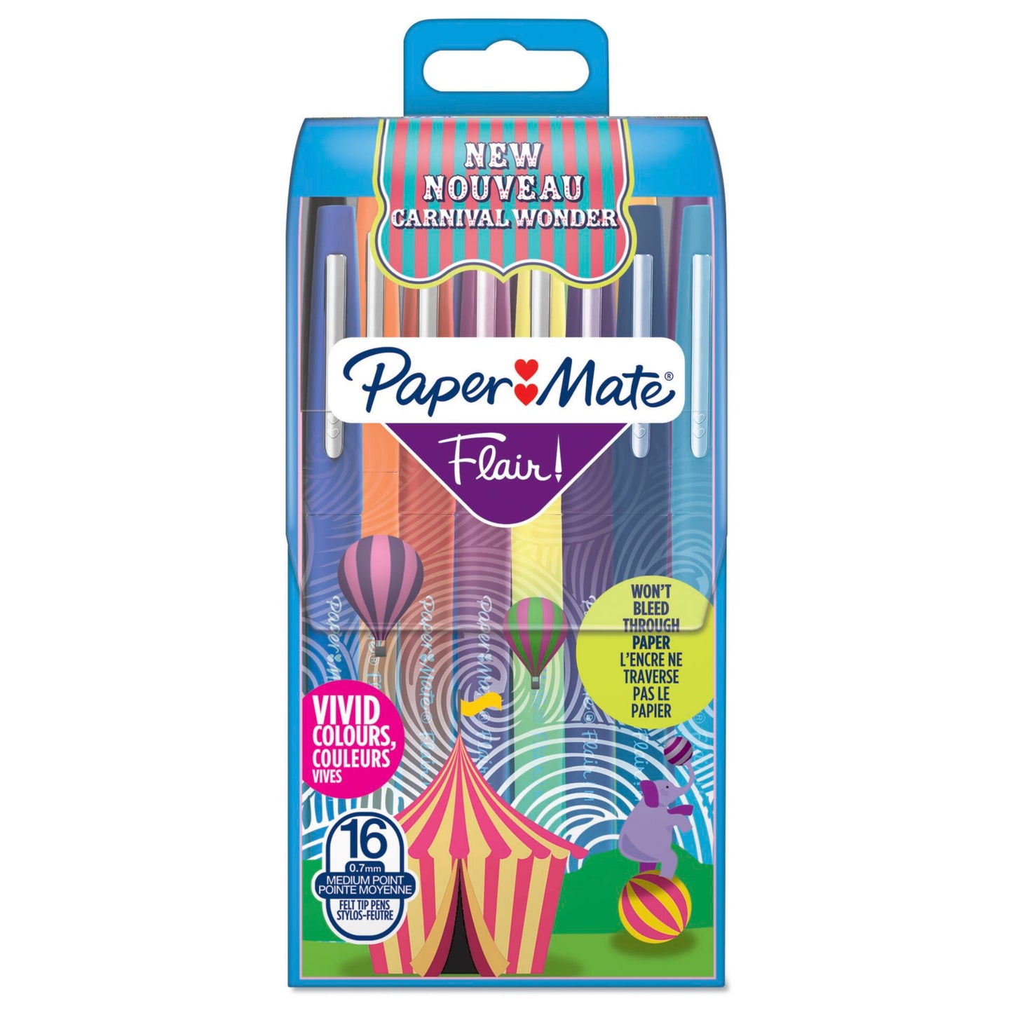 1x16 Paper Mate Flair Felt Tip Pen Carnival Wonder M