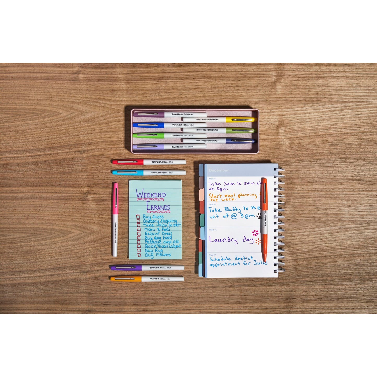1x12 Paper Mate Flair Felt Tip Pen Bold B