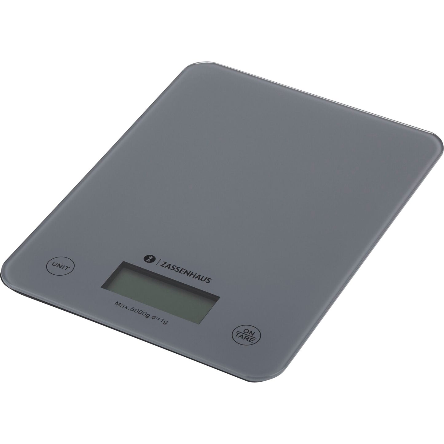 Zassenhaus Kitchen Scale Digital Sacles Balance Cool Grey