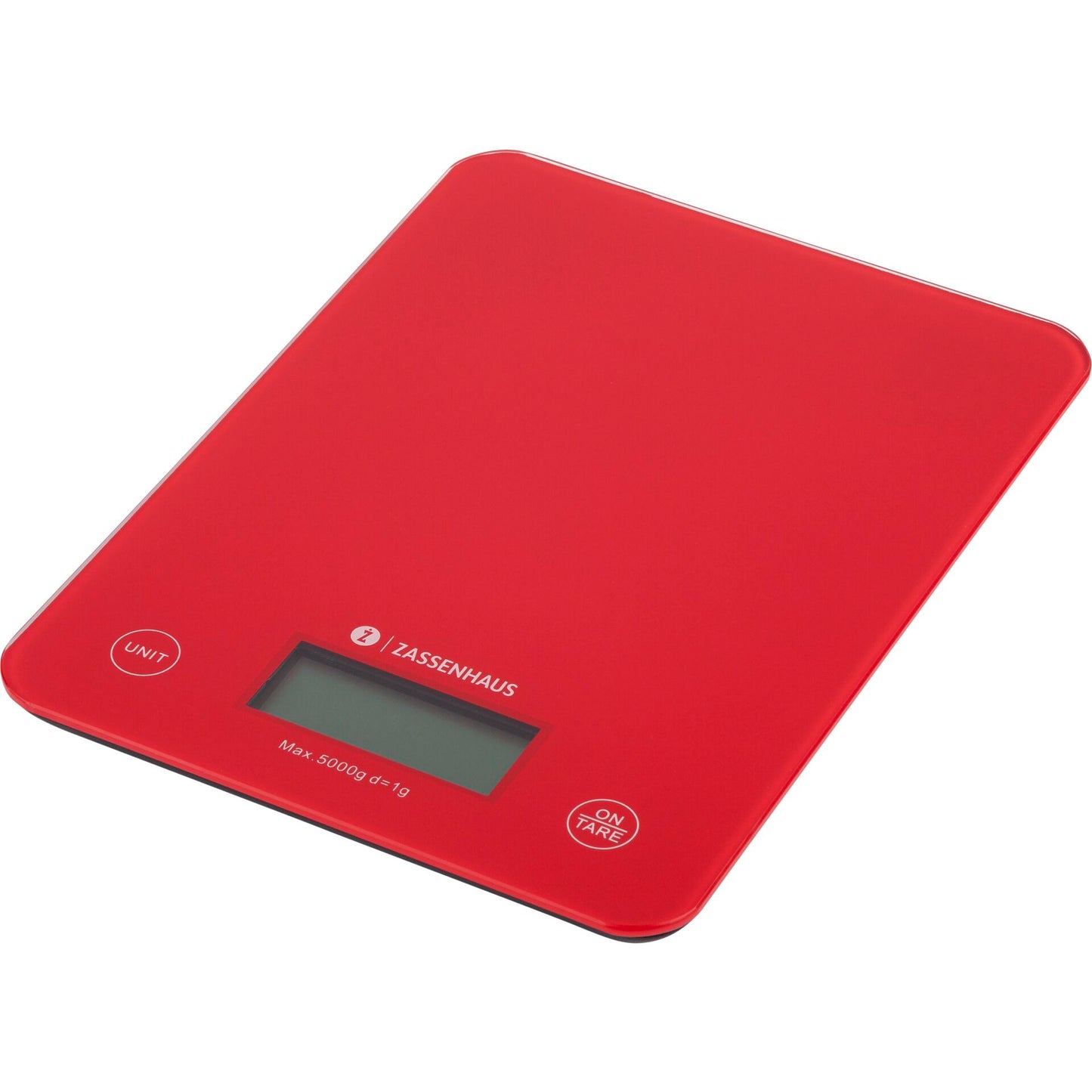 Zassenhaus Kitchen Scale Digital Scale Balance Cool red