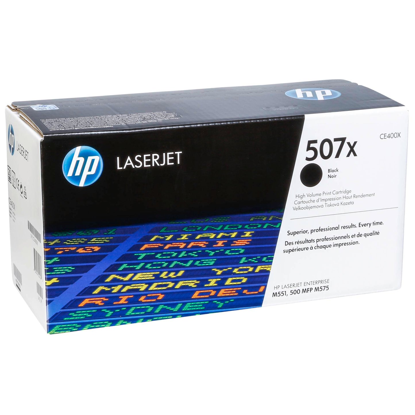HP Toner CE 400 X black No. 507 X