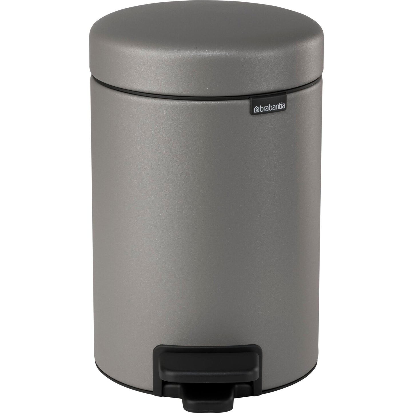 Brabantia Pedal Bin Newicon 3 L Mineral Concrete Grey
