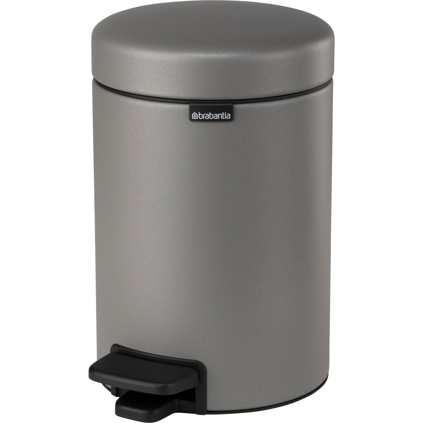 Brabantia Pedal Bin Newicon 3 L Mineral Concrete Grey