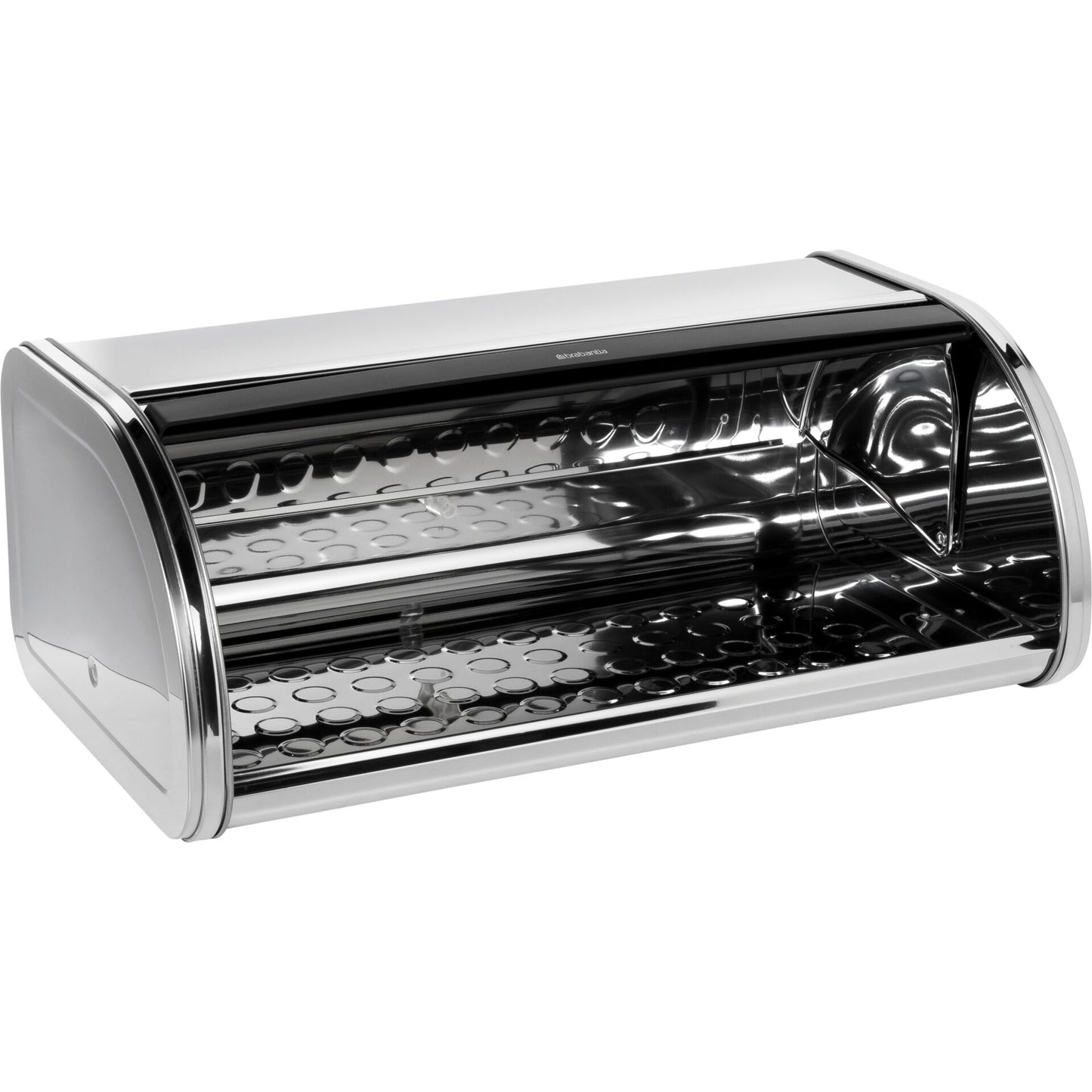 Brabantia Roll Top Bread Bin steel glossy