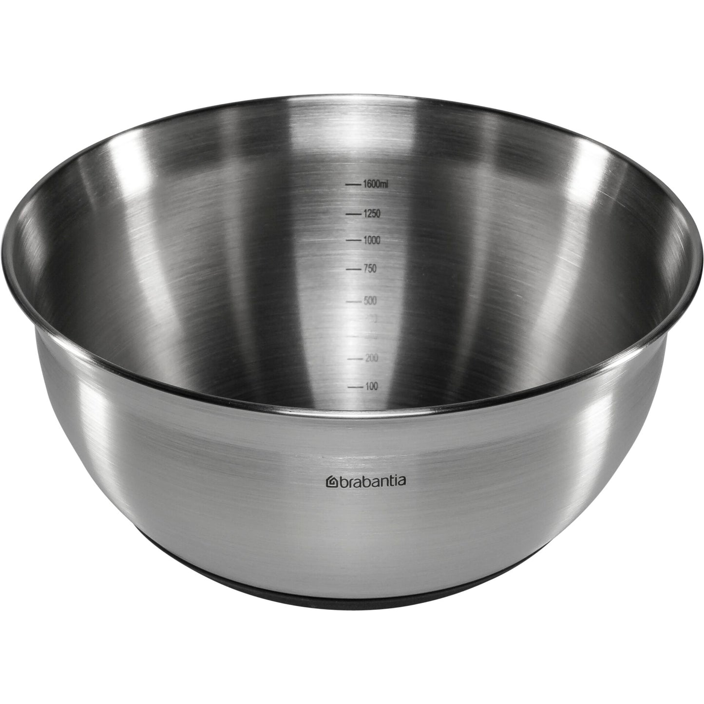 Brabantia Mixing Bowl Set steel matt black, 1, 1.6 & 3 litre