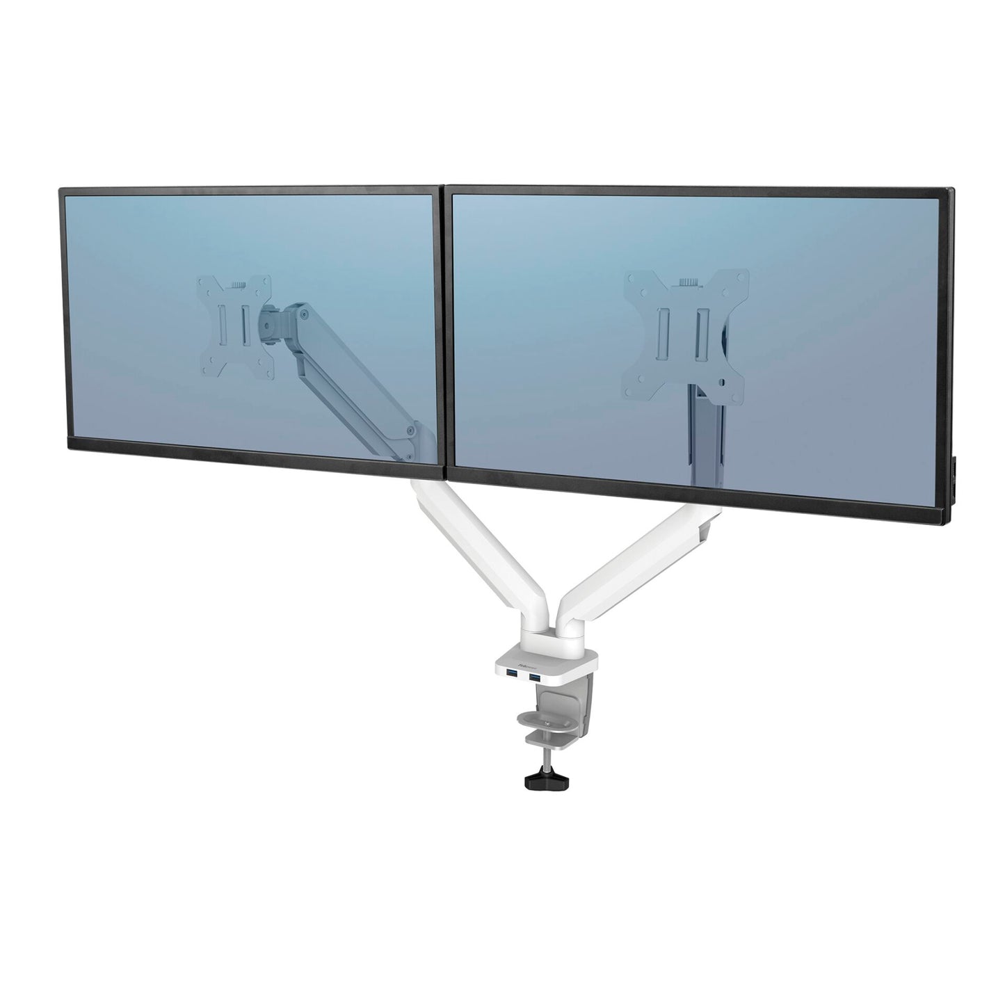 Fellowes Platinum Series Dual Monitor Arm white