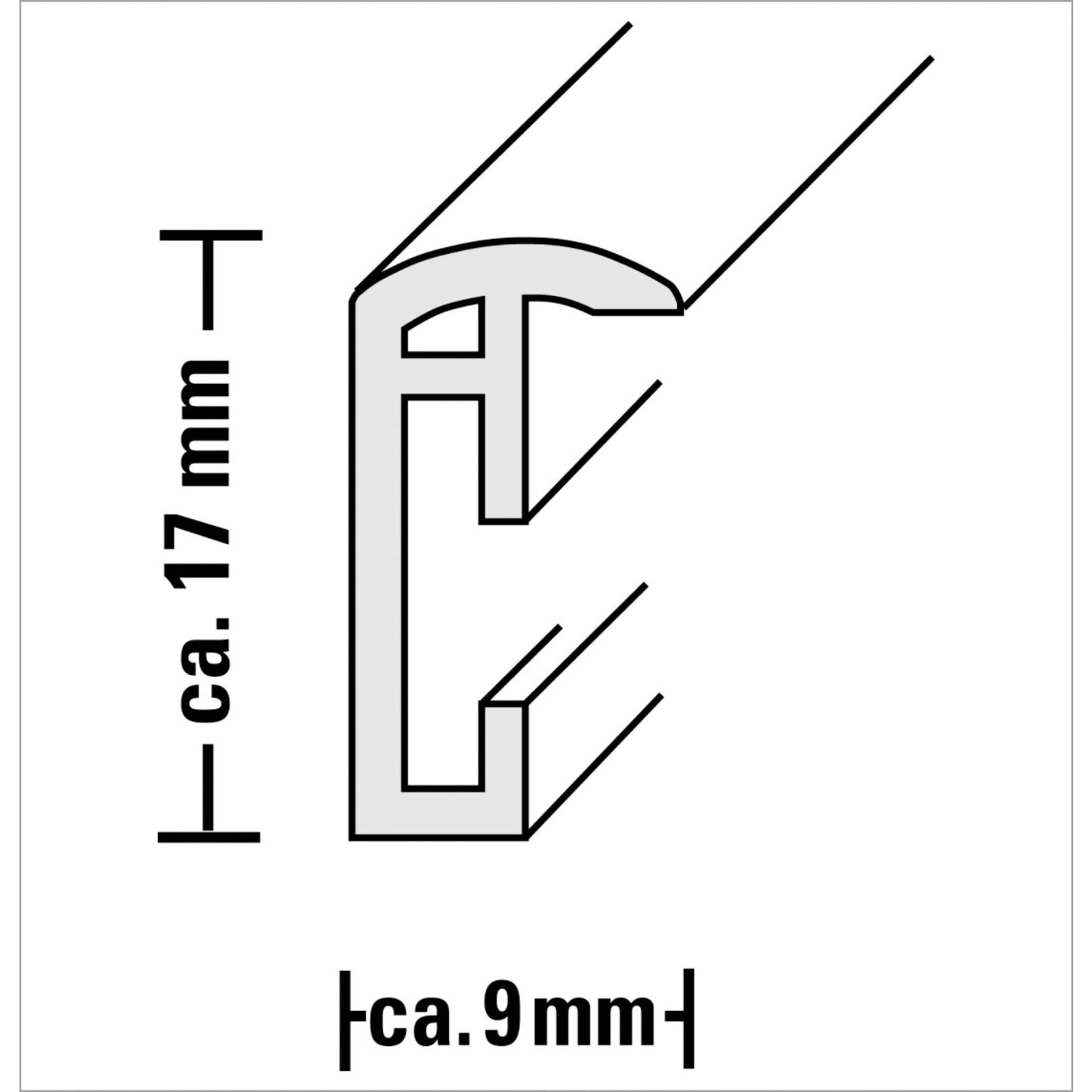 Hama Madrid steel          20x30 Plastic Frame              34984