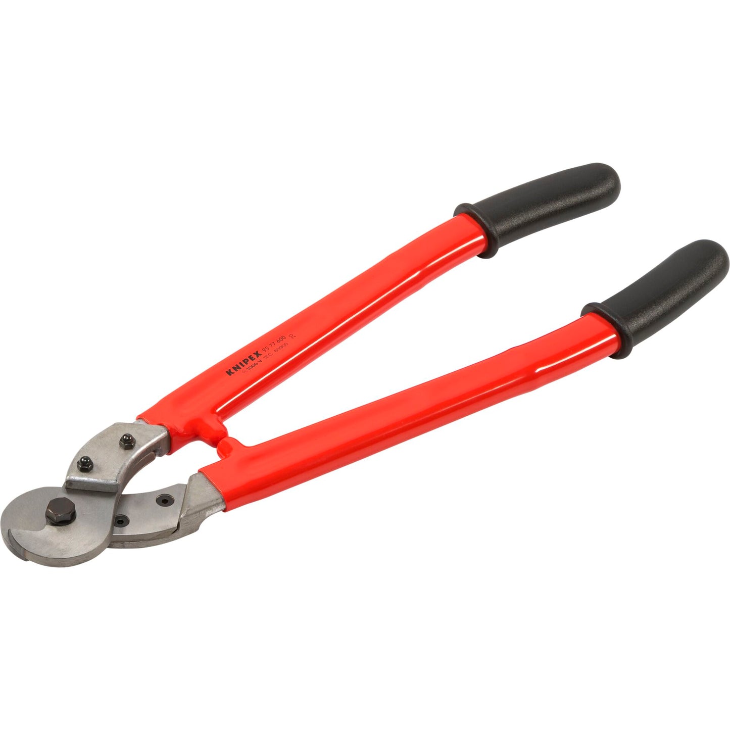 KNIPEX Wire Rope and ACSR Cable9 Cutter, Griffe dip insulated