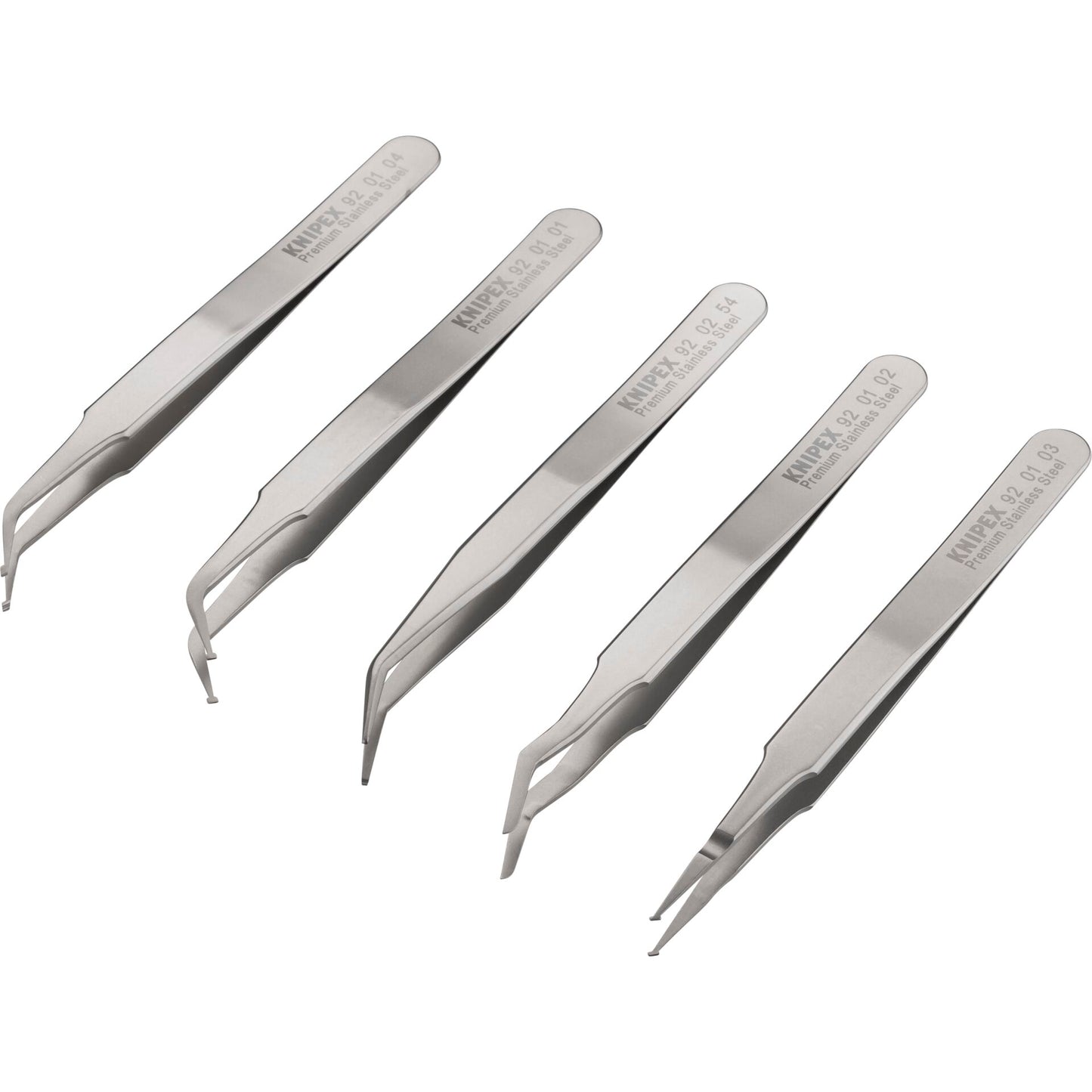 KNIPEX SMD Precision Tweezers Set 5 pieces