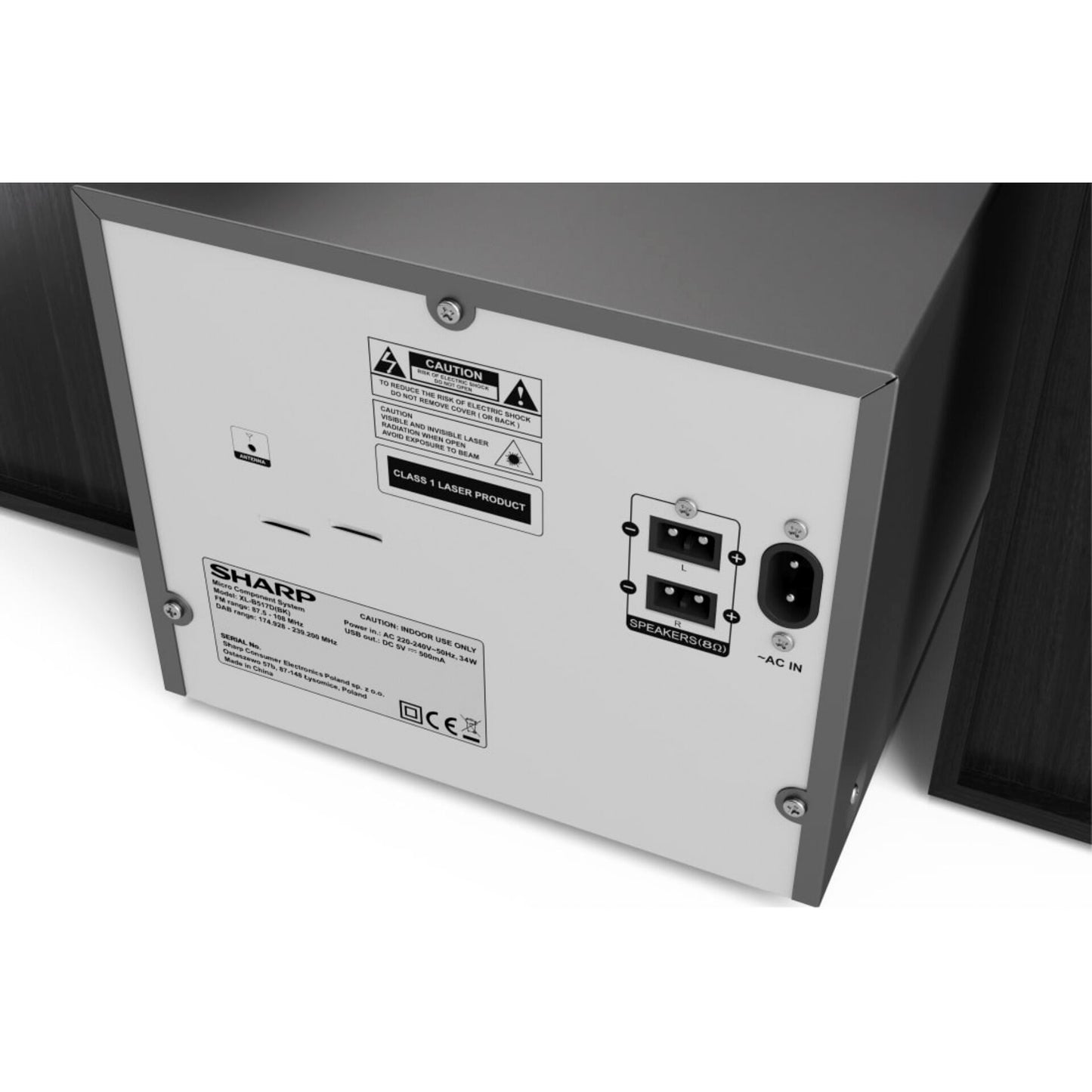 Sharp XL-B517D(BK) black