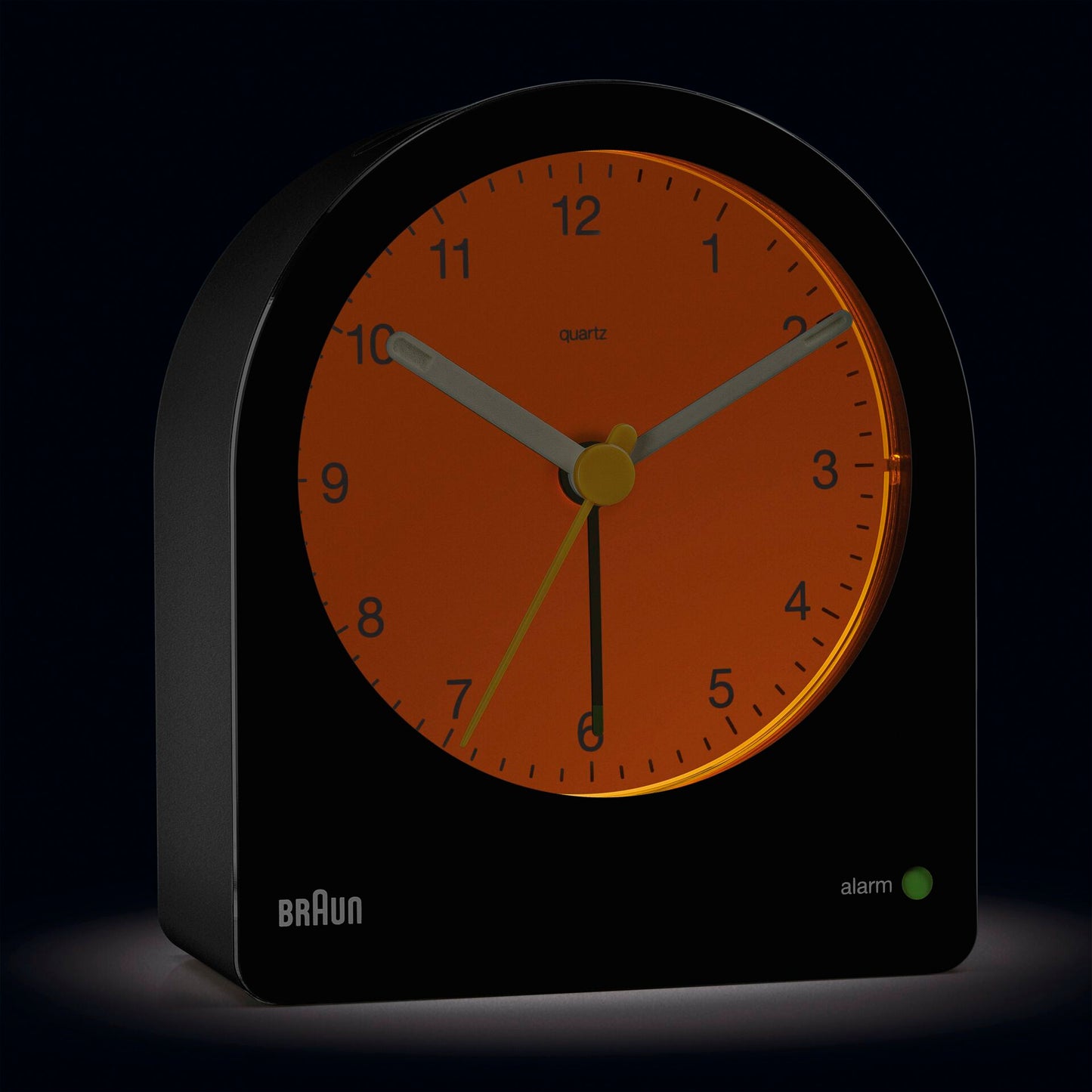 BRAUN BC22 BK quartz alarm clock black