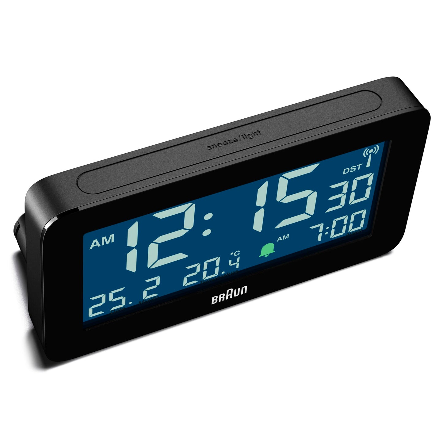 BRAUN BC10 DCF-B Radio alarm clock black