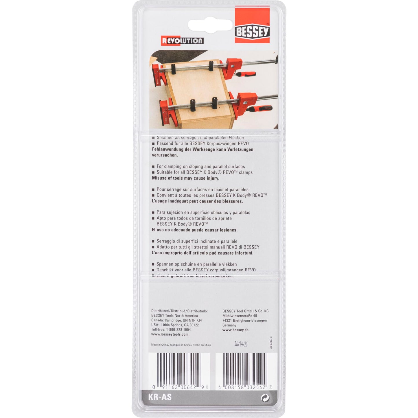 BESSEY Tilting K Body Clamp Adapter KR-AS
