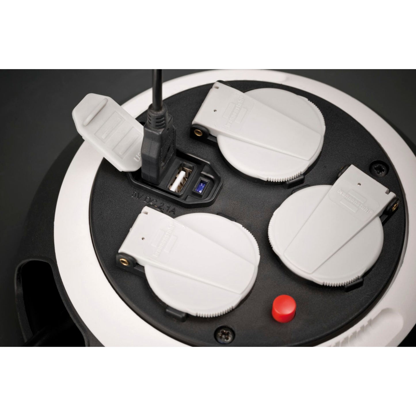 Brennenstuhl Comfort Line CL-S black/white H05VV-F3G1.5