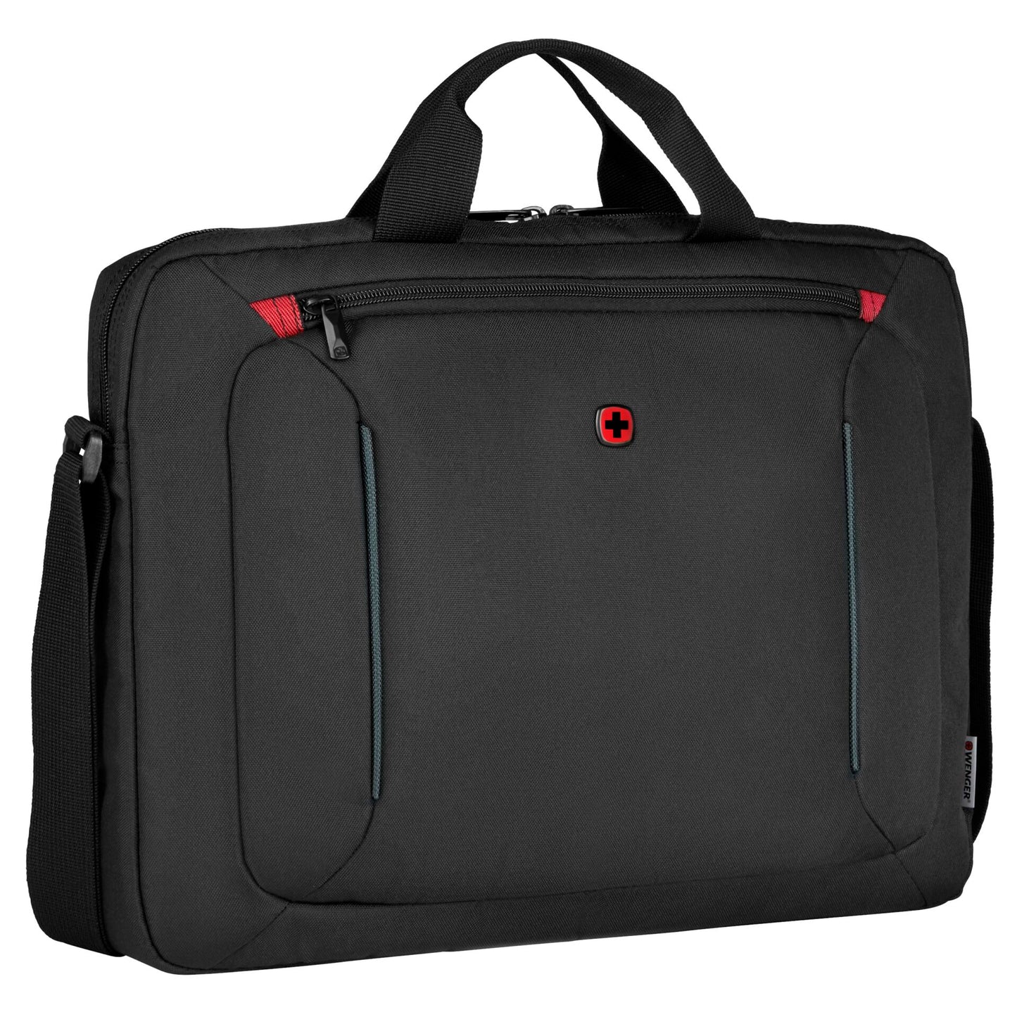 Wenger BQ 16 Laptop Slimcase Toploader Laptop Bag black