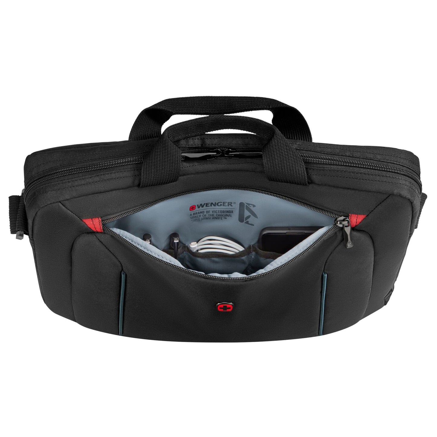 Wenger BQ 16 Laptop Slimcase Toploader Laptop Bag black