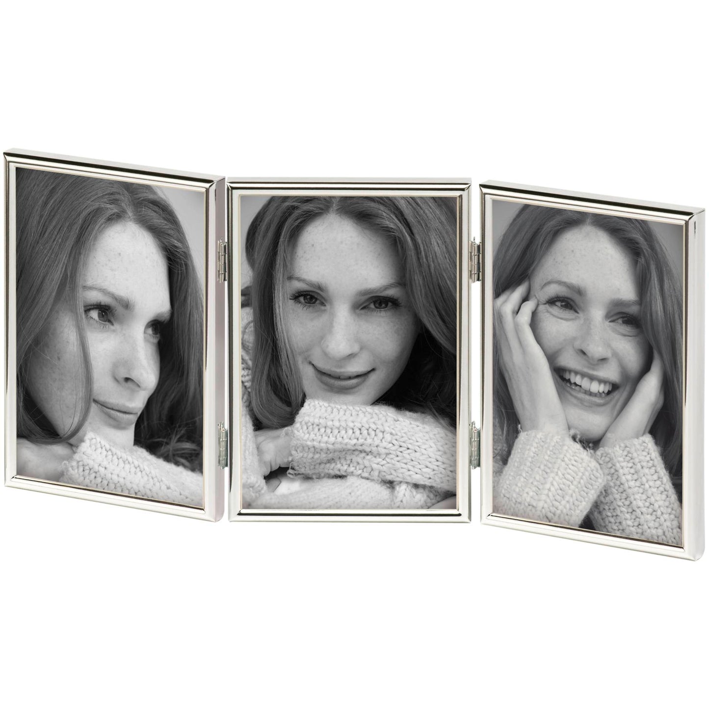 Walther Chloe silver 3x10x15 Portrait Triple Frame WD315S