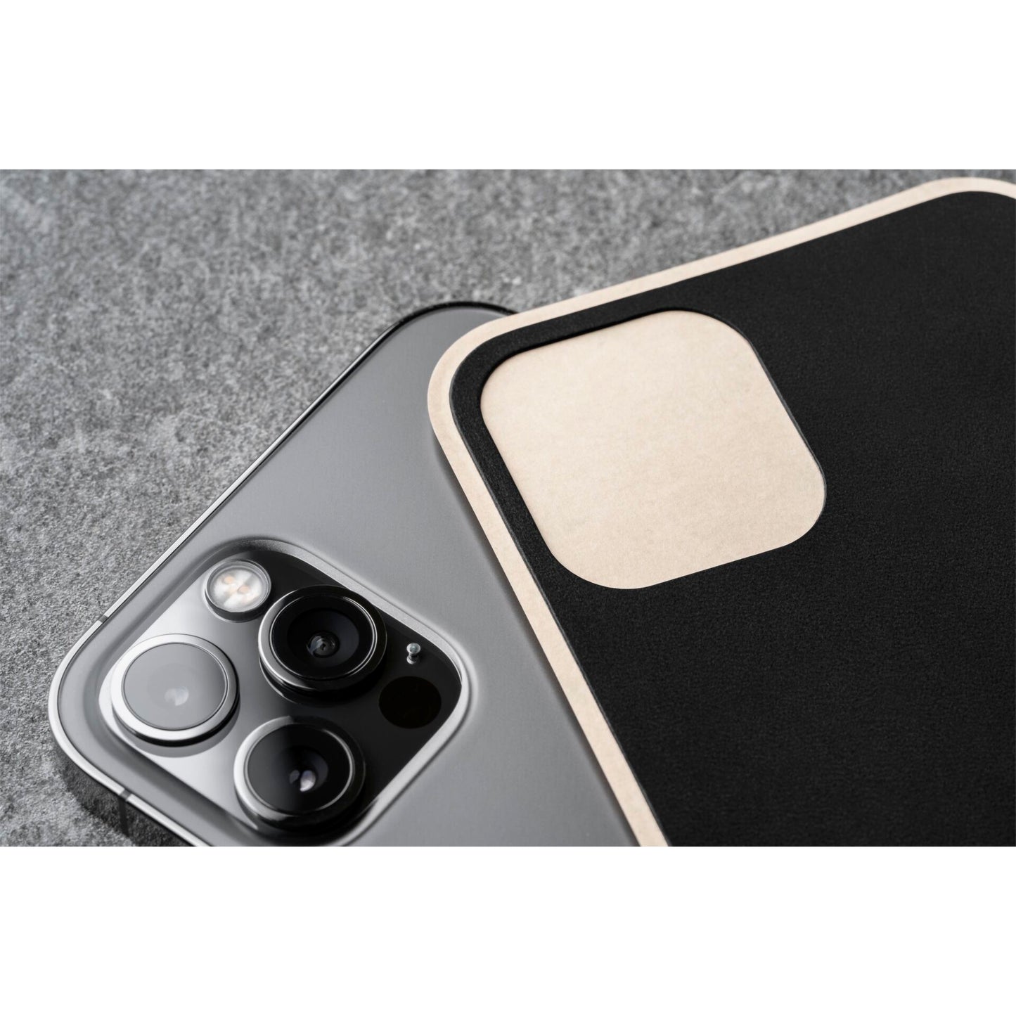 Nomad Leather Skin Black iPhone 13 Pro