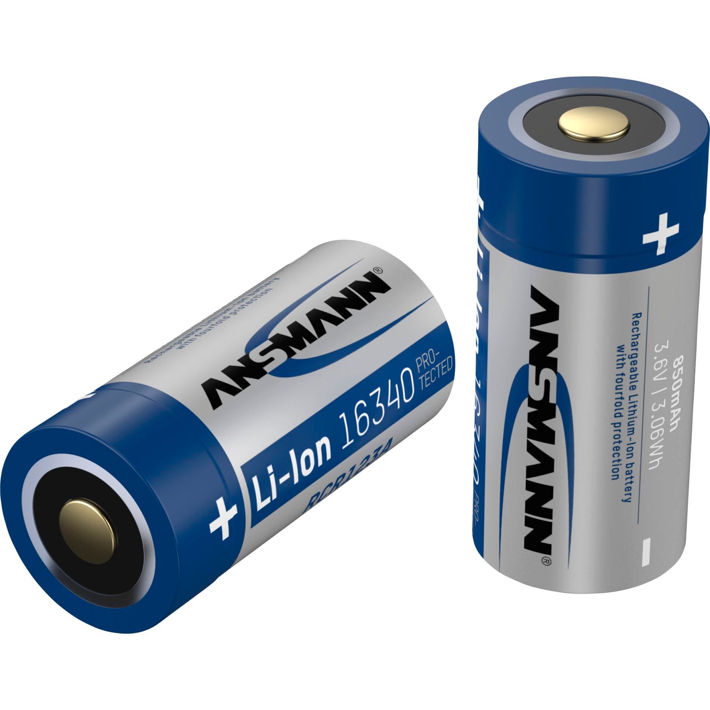 Ansmann 16340 Li-Ion Akku 850mAh 3,6V Standard Version 1300-0017