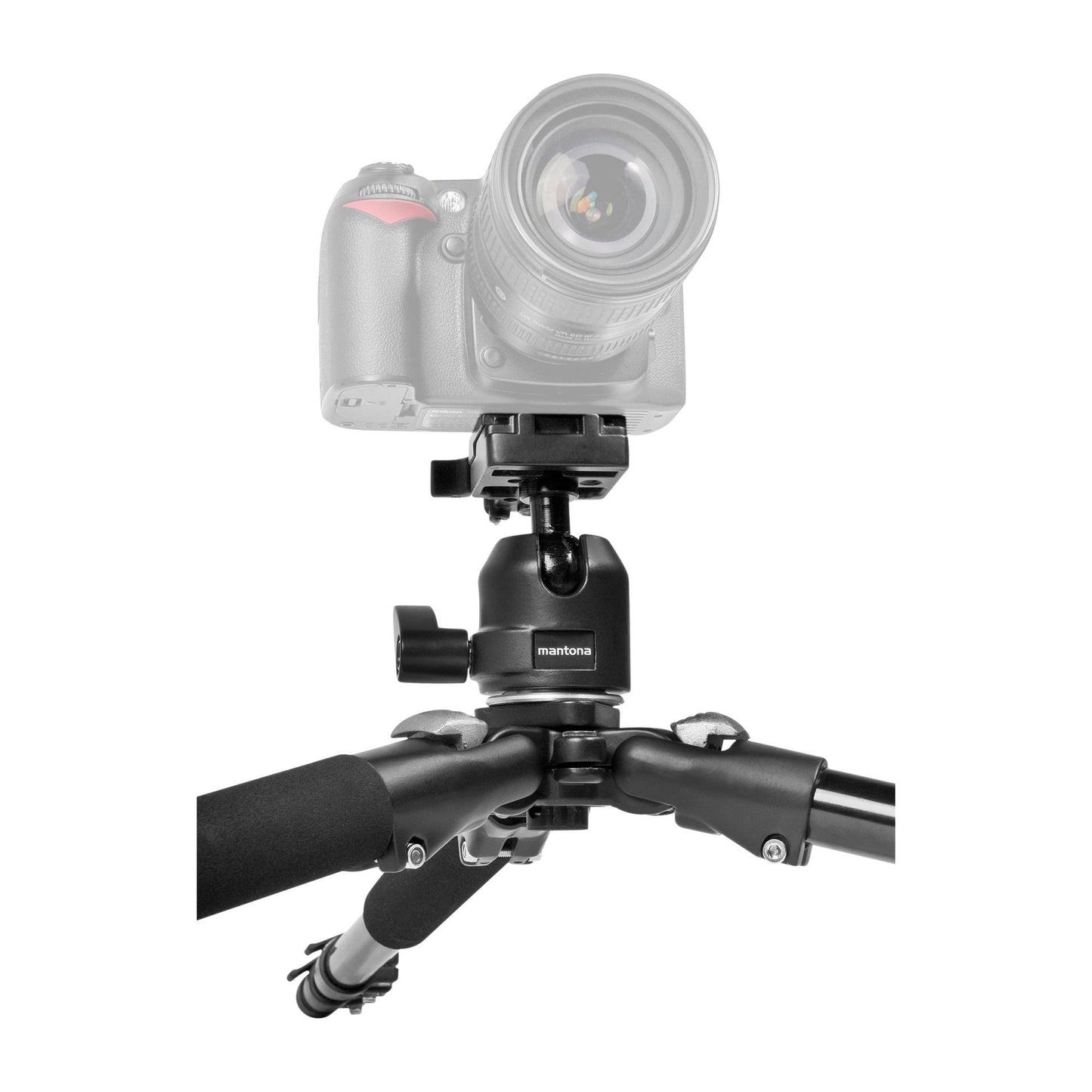 Mantona Pro Macro II Tripod with Ball Head, 151cm