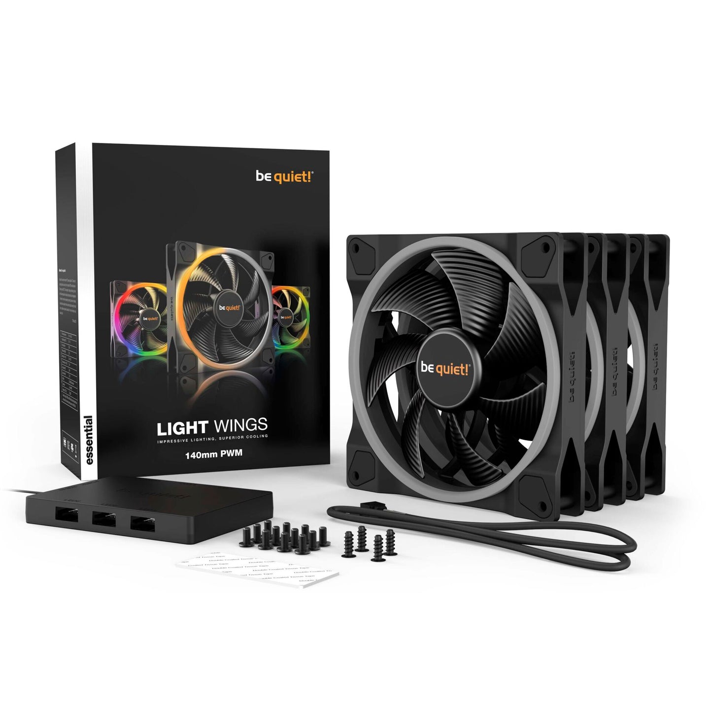 be quiet! Light Wings 140mm PWM Triple Pack