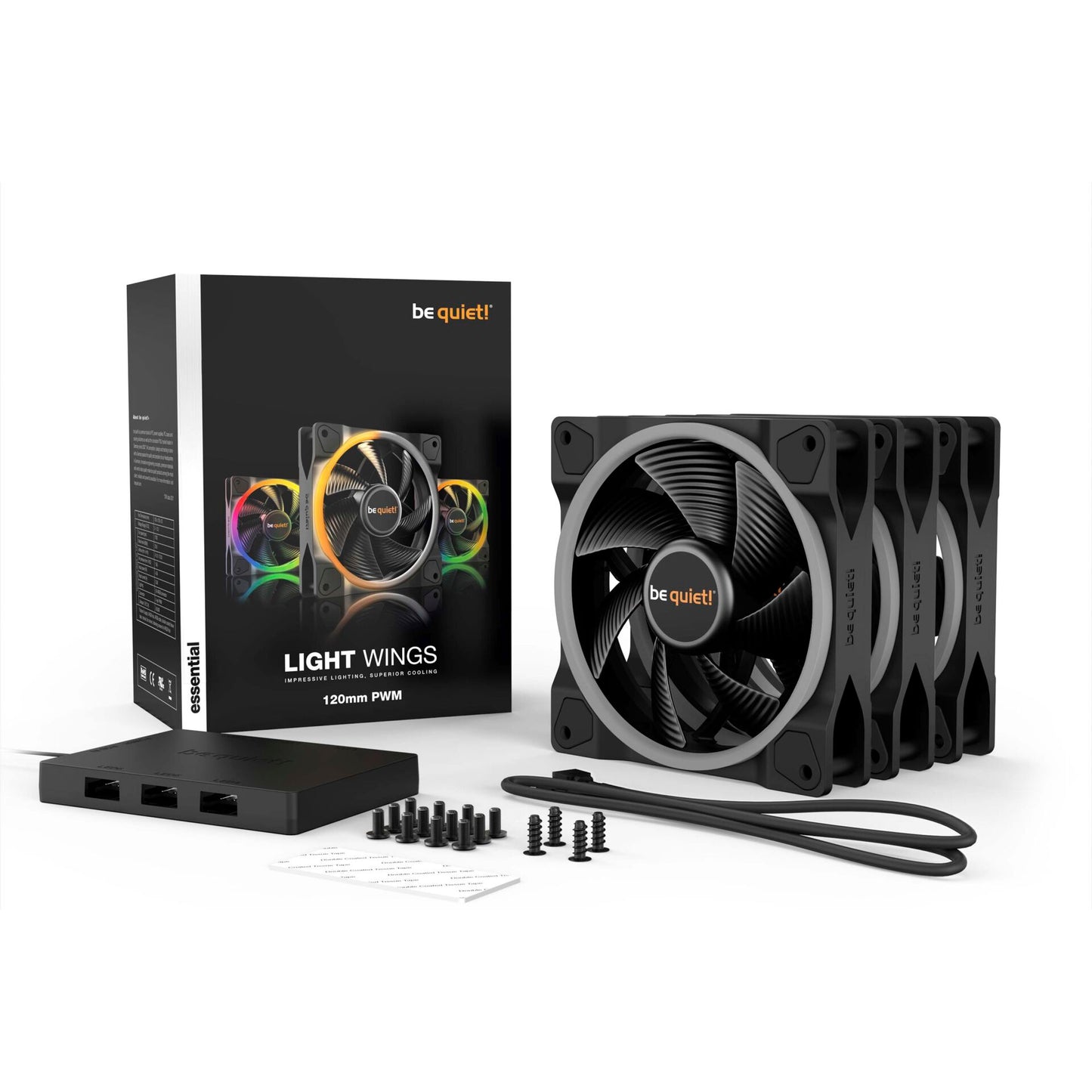 be quiet! Light Wings 120mm PWM Triple Pack