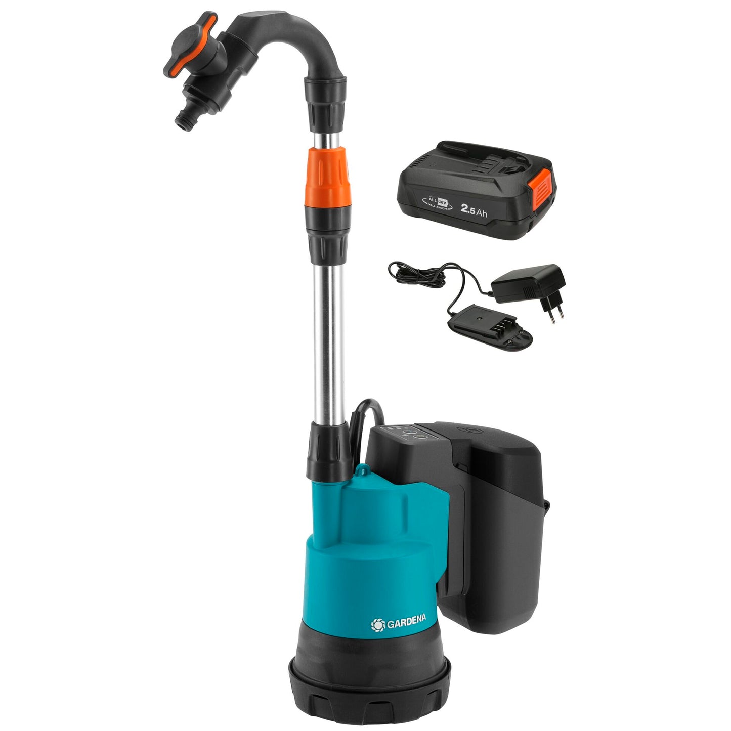Gardena 2000/2 18V P4A Set Battery Rainwater Tank Pump