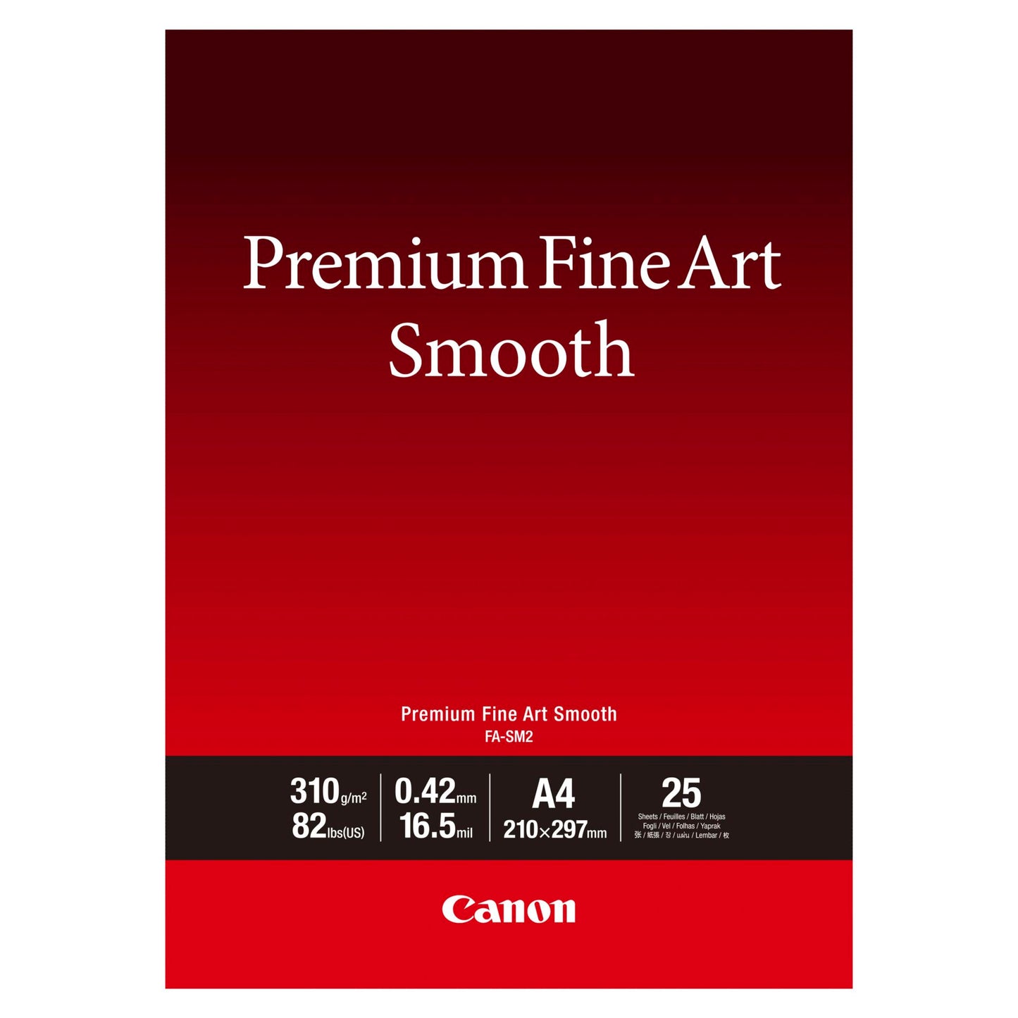 Canon FA-SM 2 Premium FineArt Smooth A 4, 25 Sheet, 310 g