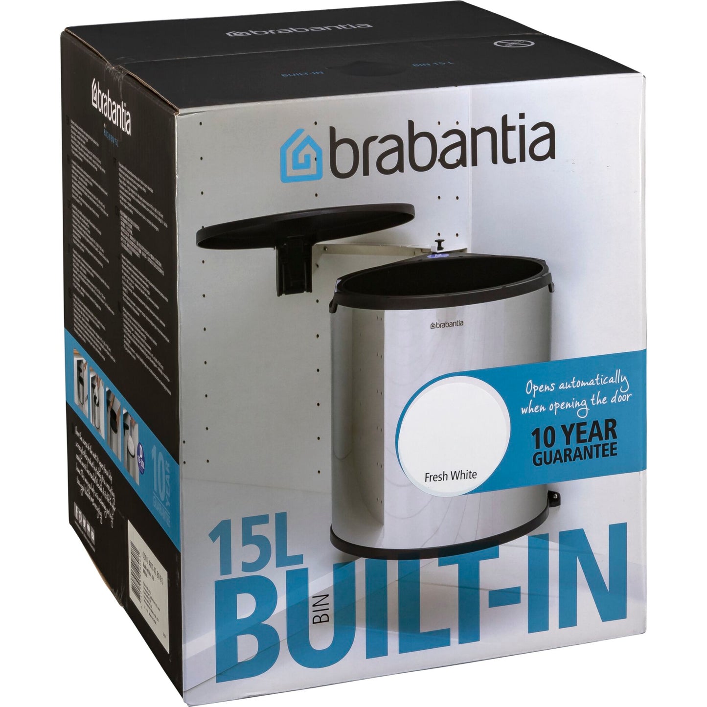 Brabantia built-in waste bin White 15 L