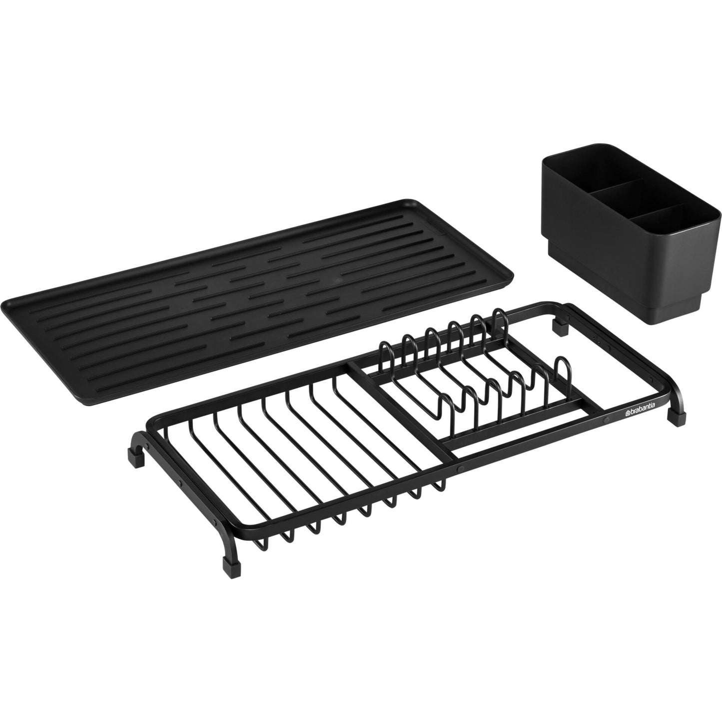 Brabantia Drainer Rack Set Dark Grey