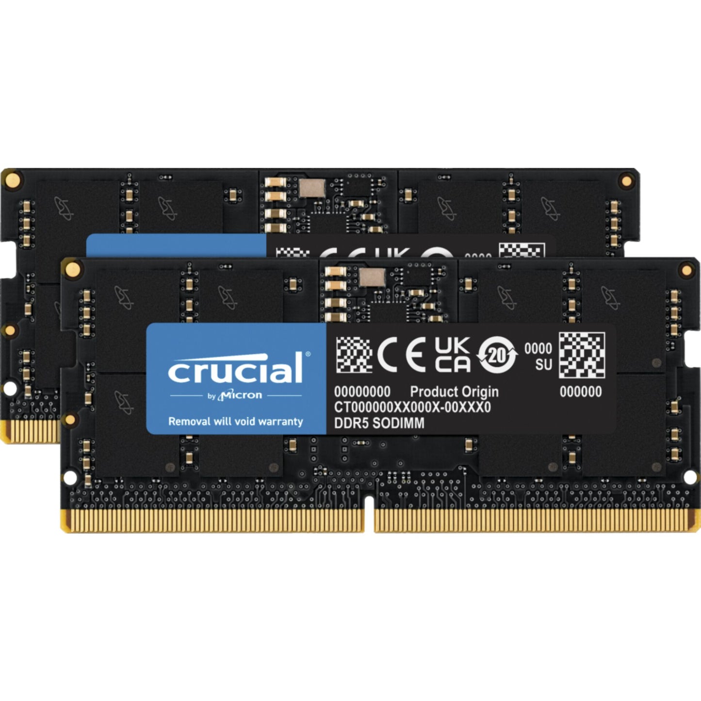 Crucial DDR5-4800 Kit 32GB 2x16GB SODIMM CL40 (16Gbit)