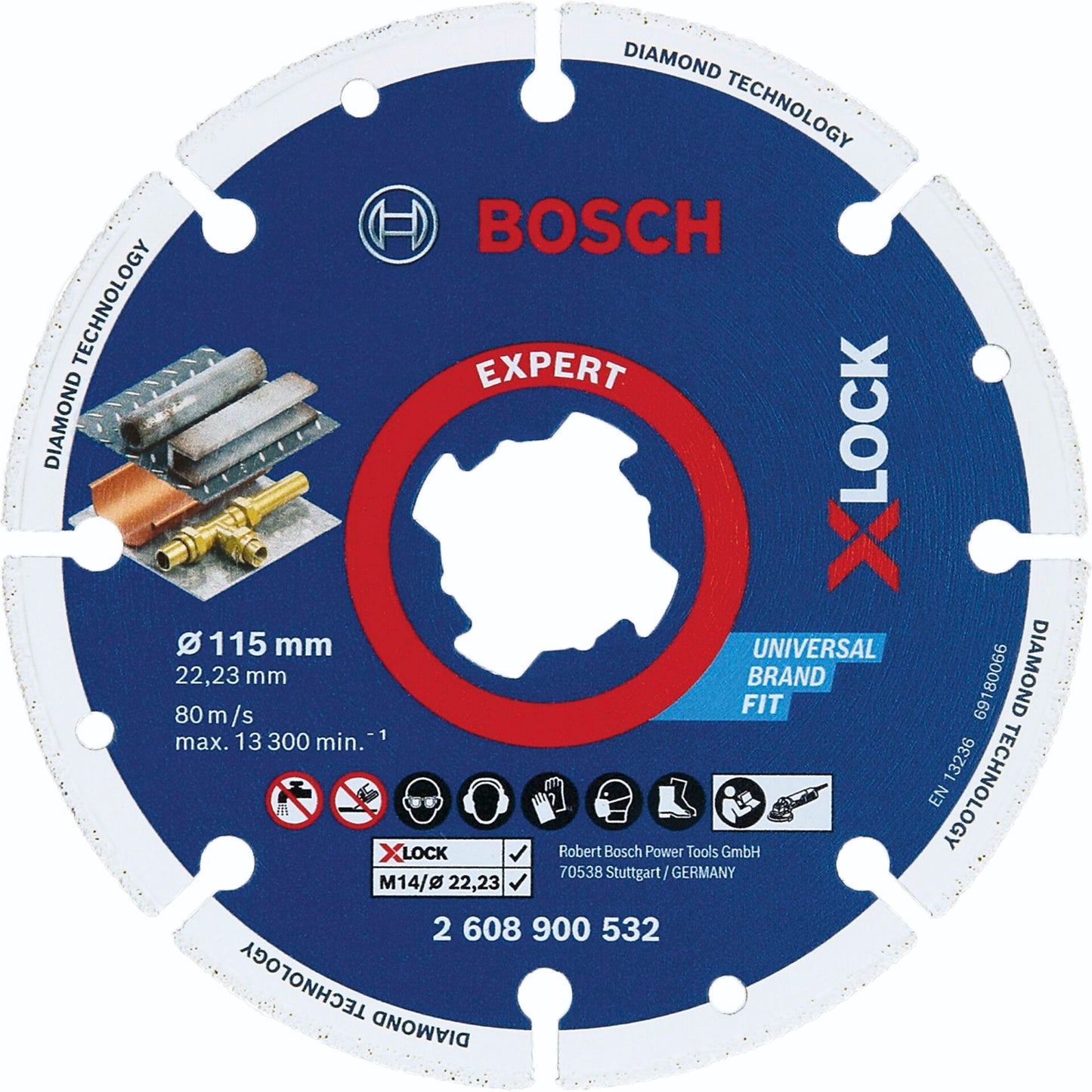 Bosch EXPERT X-LOCK Diamant cutting disk 115x22.23mm