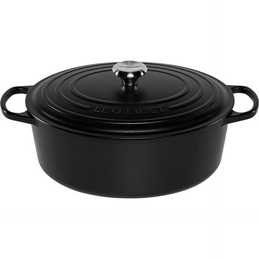 Le Creuset Signature Oval Roaster black 33 cm