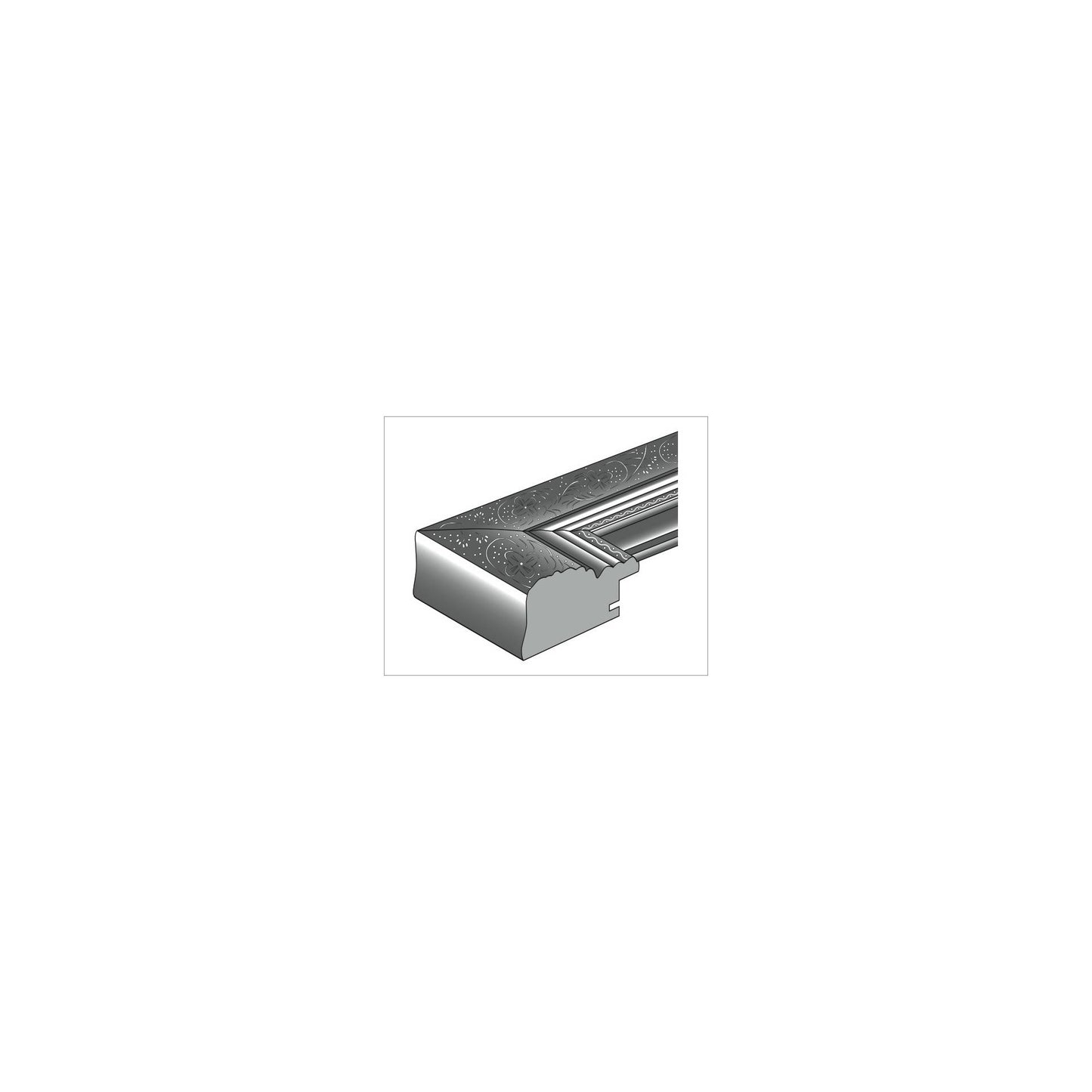 Walther Barock 20x30 Wood white CR030W