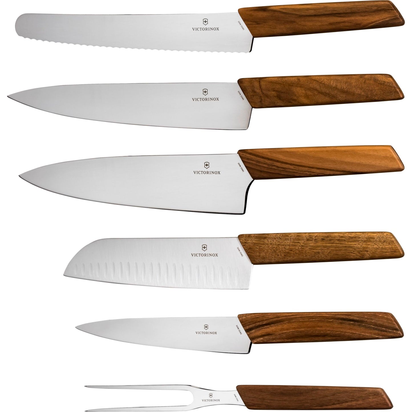Victorinox Swiss Modern Knife Block beech wood 6 pcs