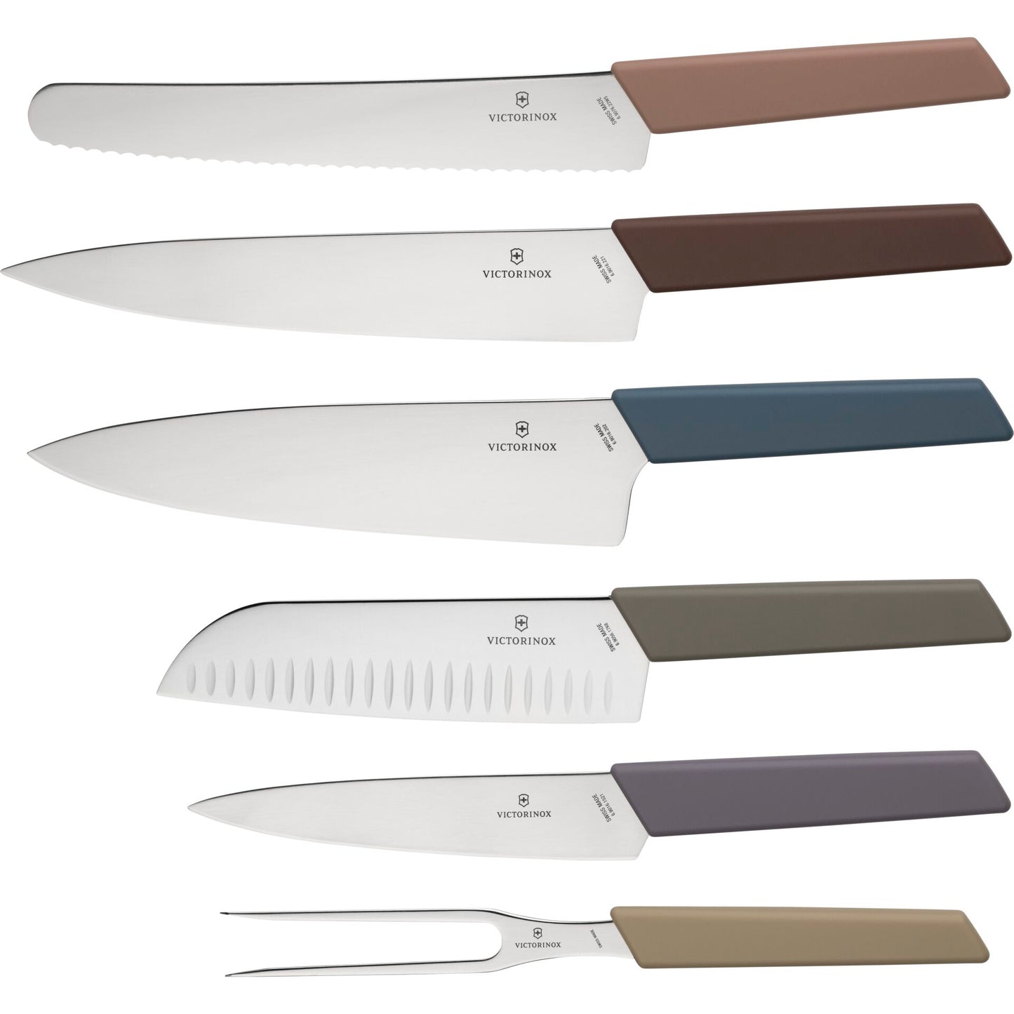 Victorinox Swiss Modern Knife Block Multicolor 6 pcs.