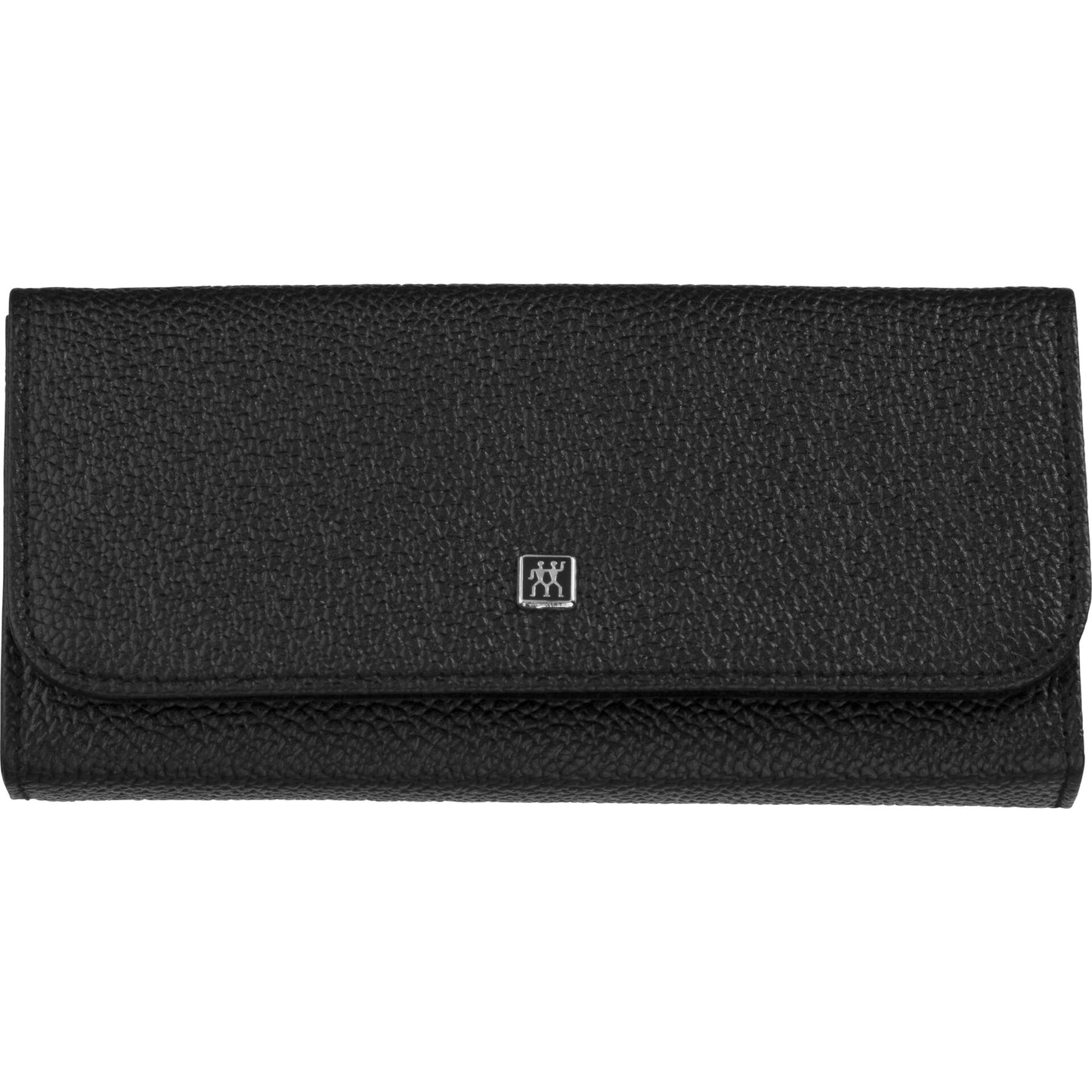 Zwilling CLASSIC snap fastener leather case, black, 5 pcs.