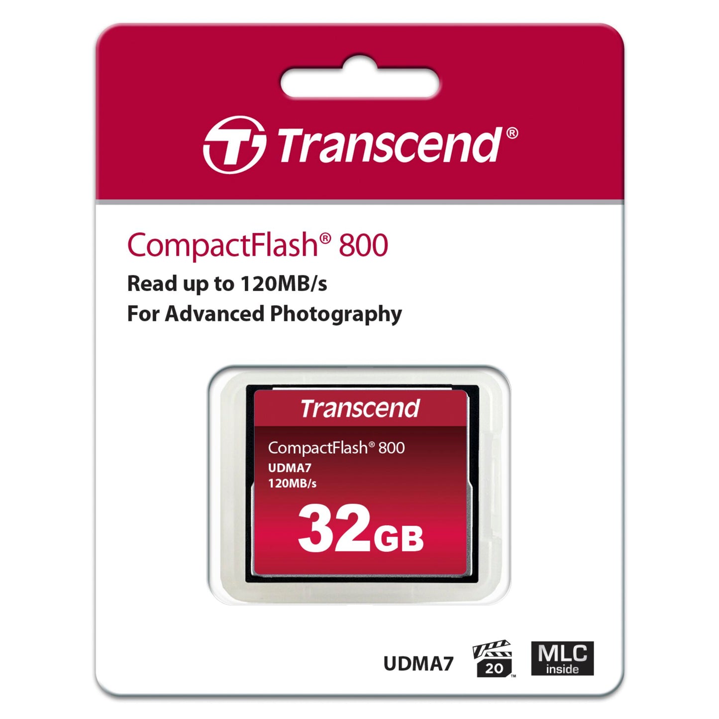 Transcend Compact Flash 32GB 800x