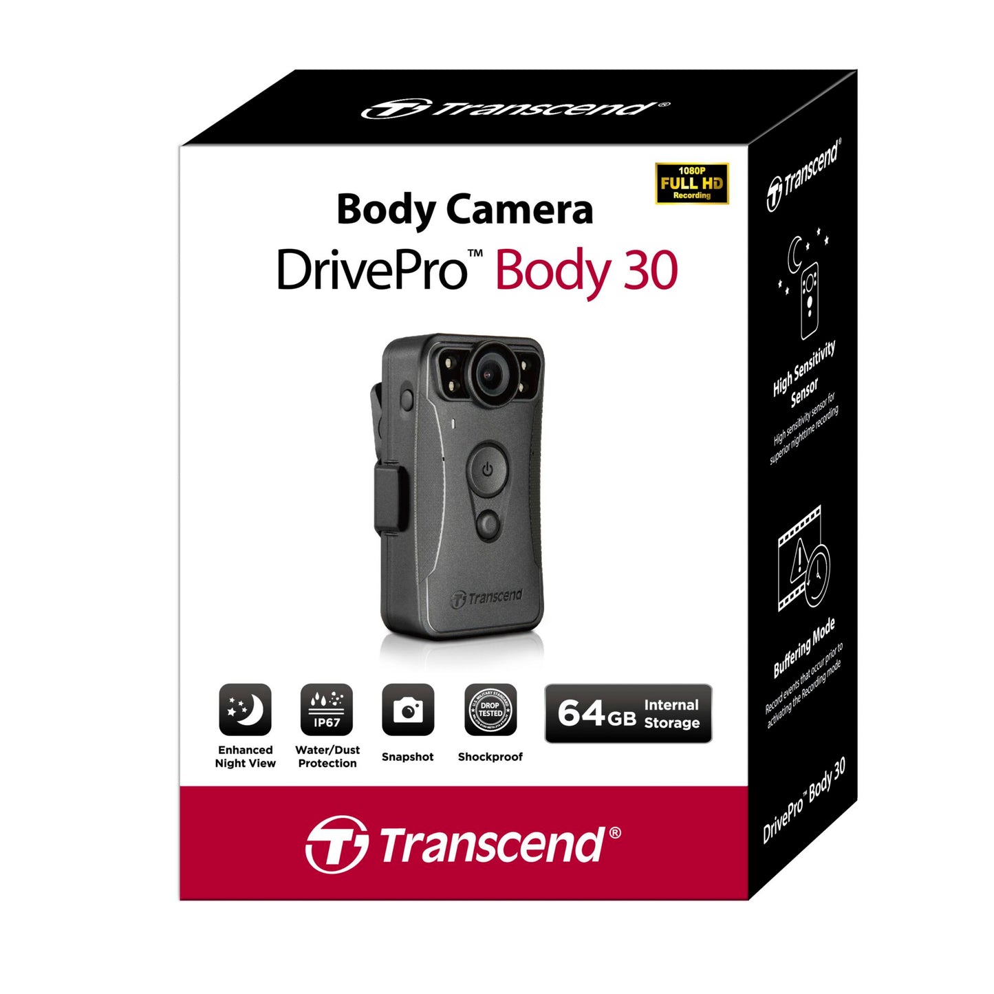 Transcend DrivePro Body 30  64GB