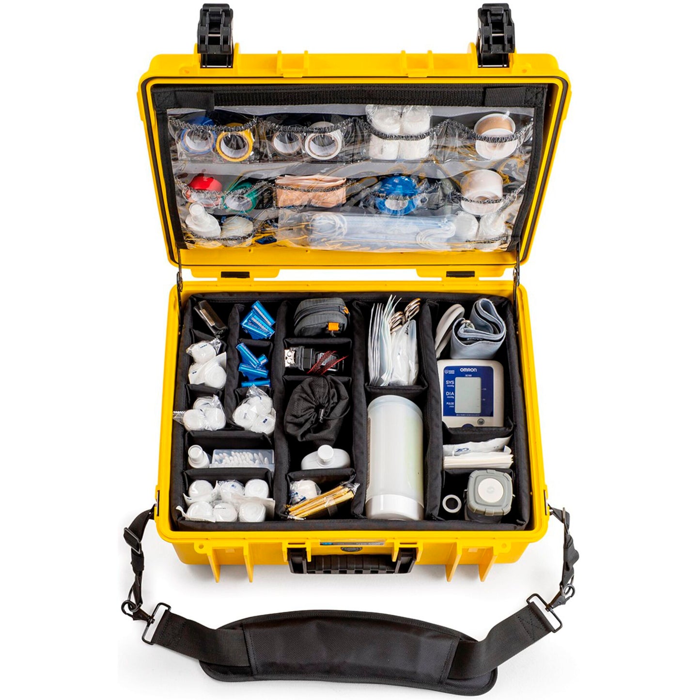 B&W med.case Type 6000 yellow medical emergency kit